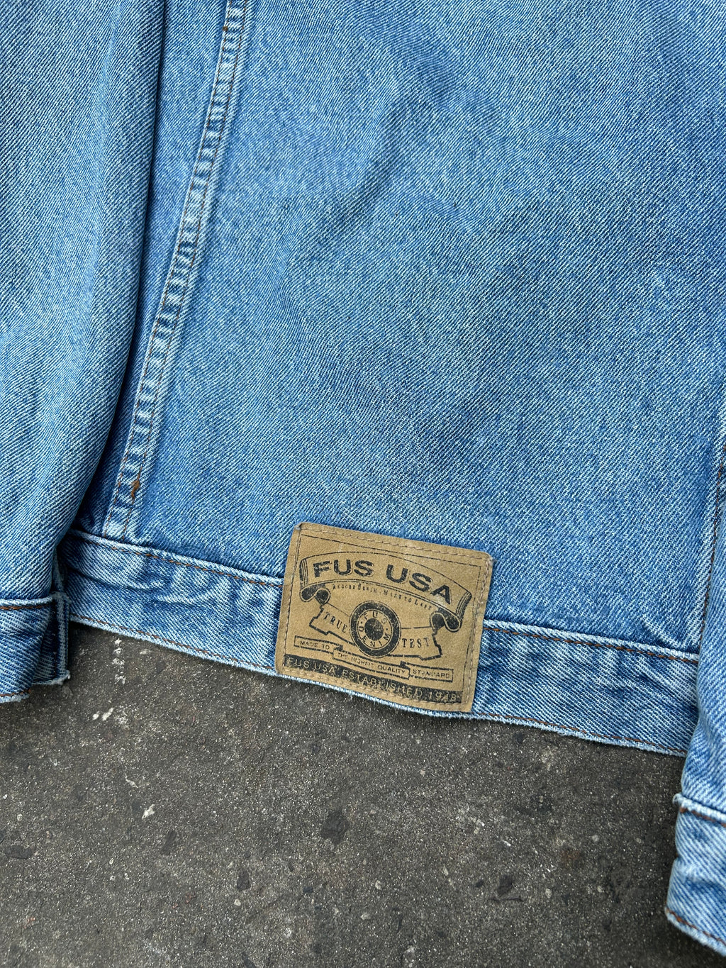 Campera Jean FUS USA Vintage Original