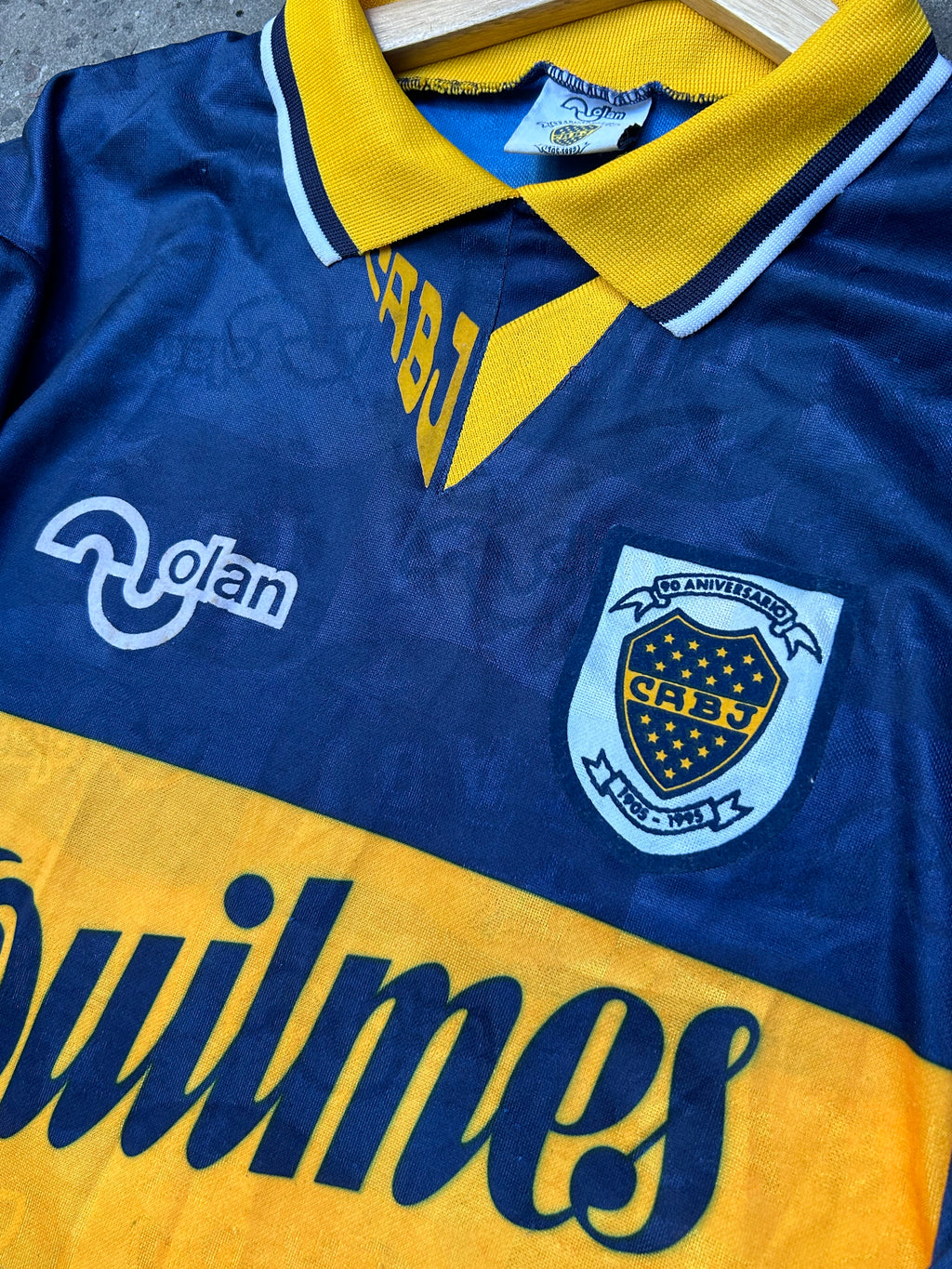 Camiseta Boca 1996 Quilmes de Juego