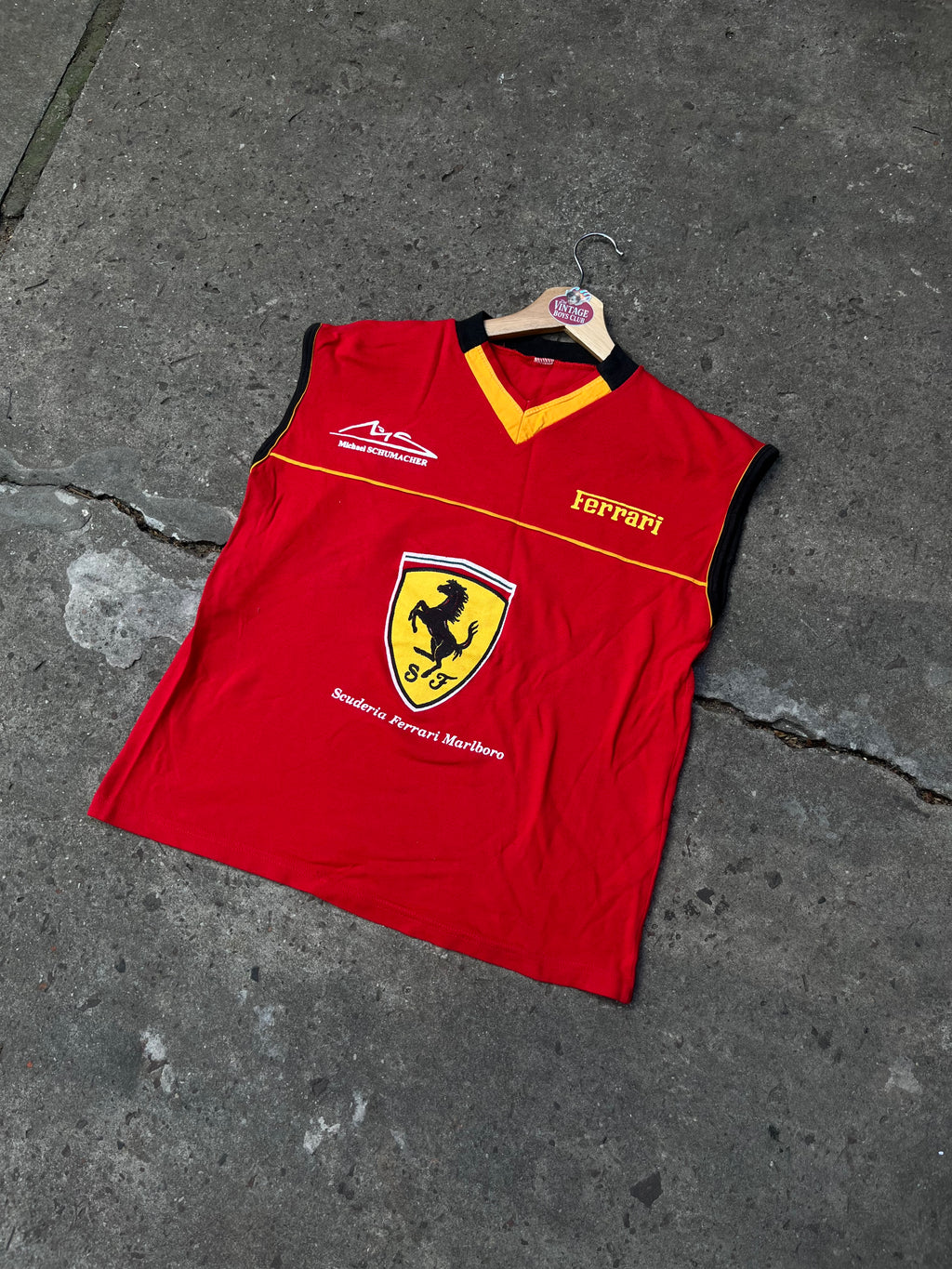 Musculosa Ferrari Michael Schumacher Vintage