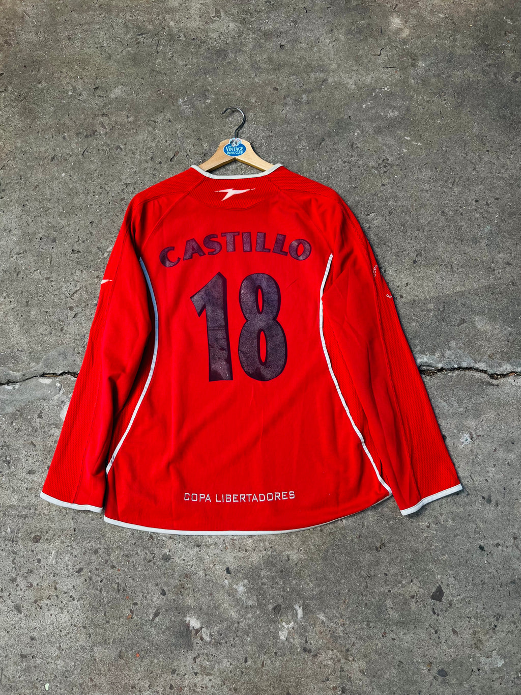 Camiseta Independiente 2003 Libertadores de Juego de Castillo