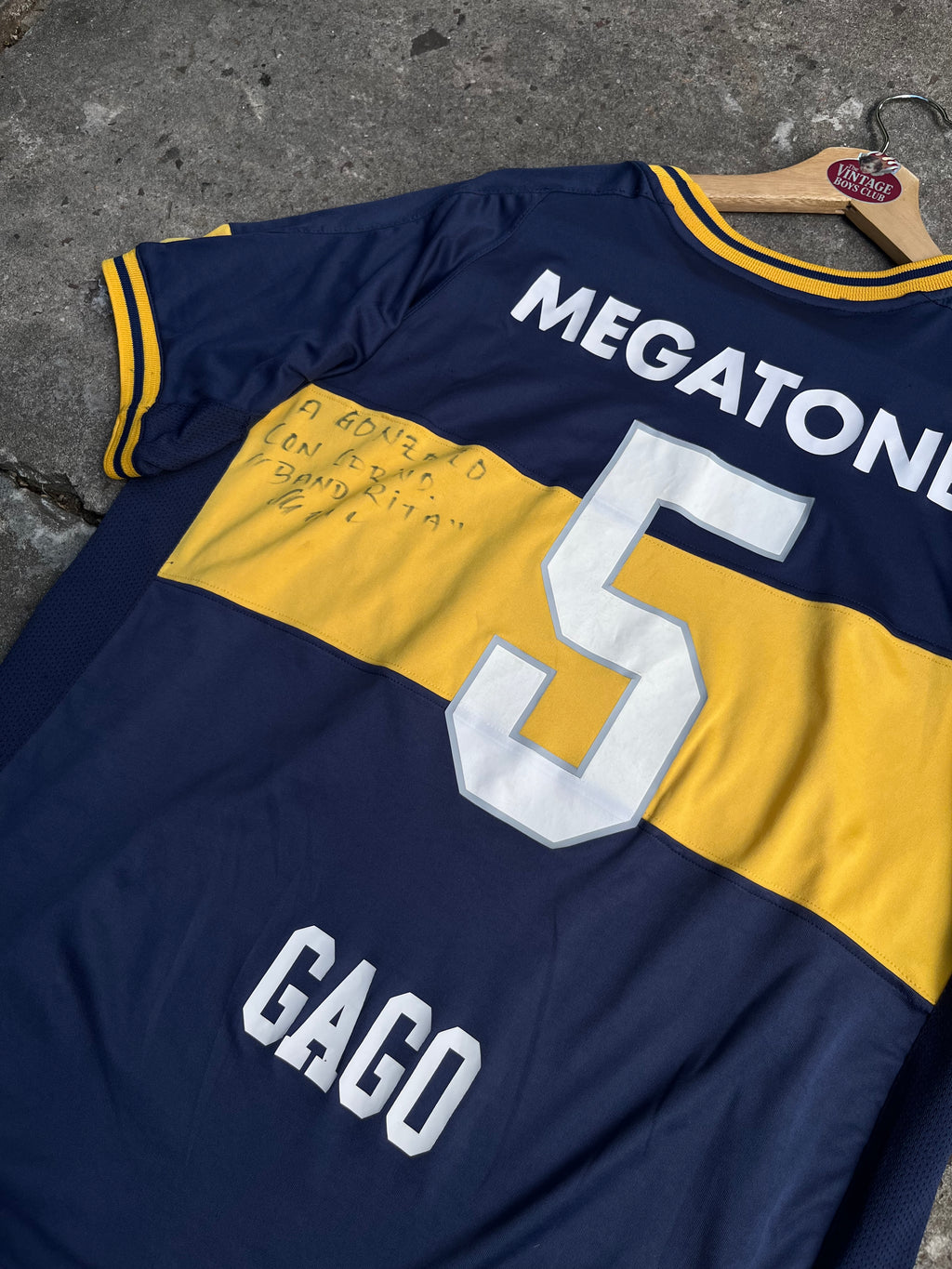 Camiseta Boca 2006 De Gago Autografiada
