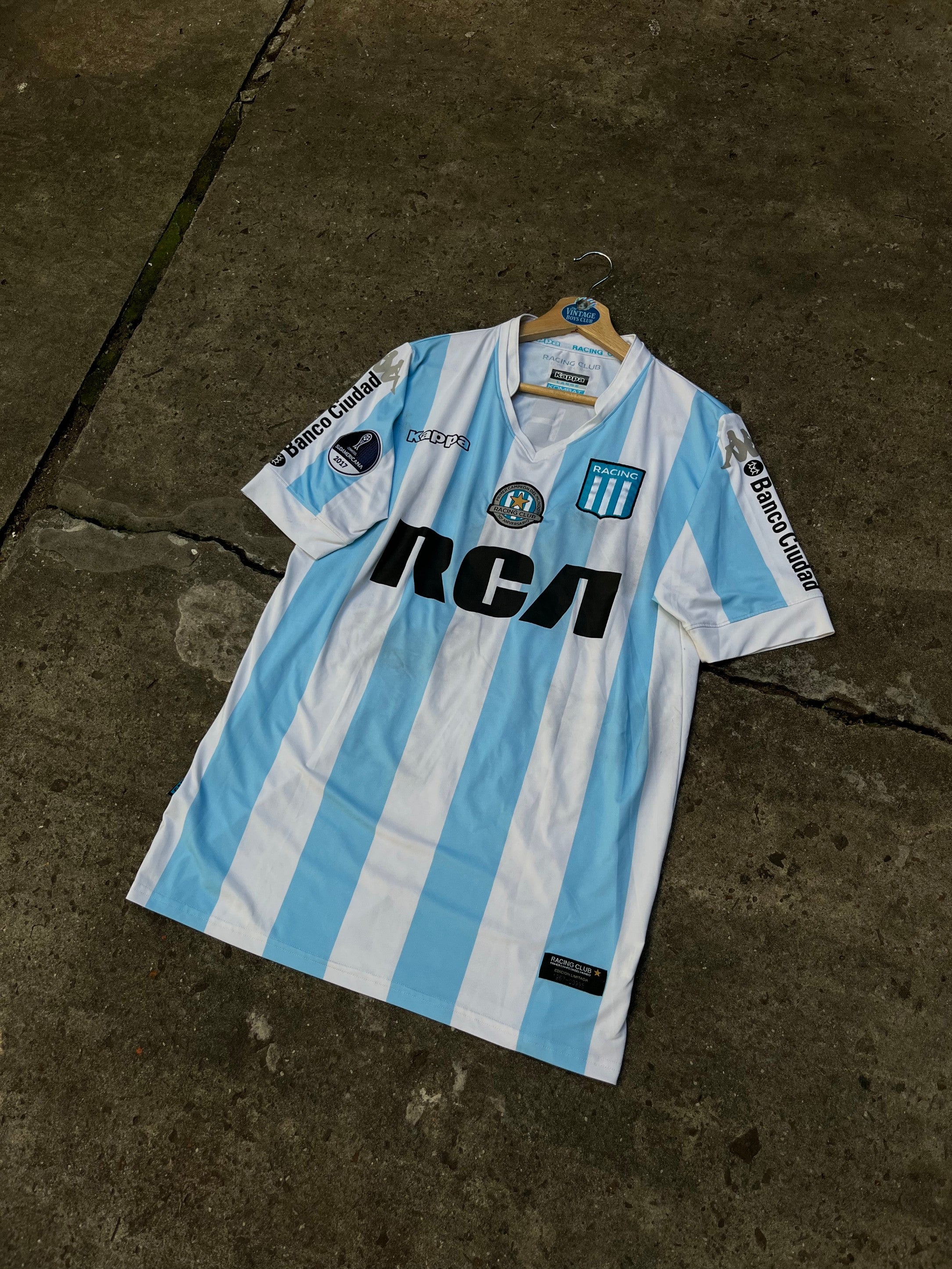 Camiseta Racing 2017 de Juego Sudamericana