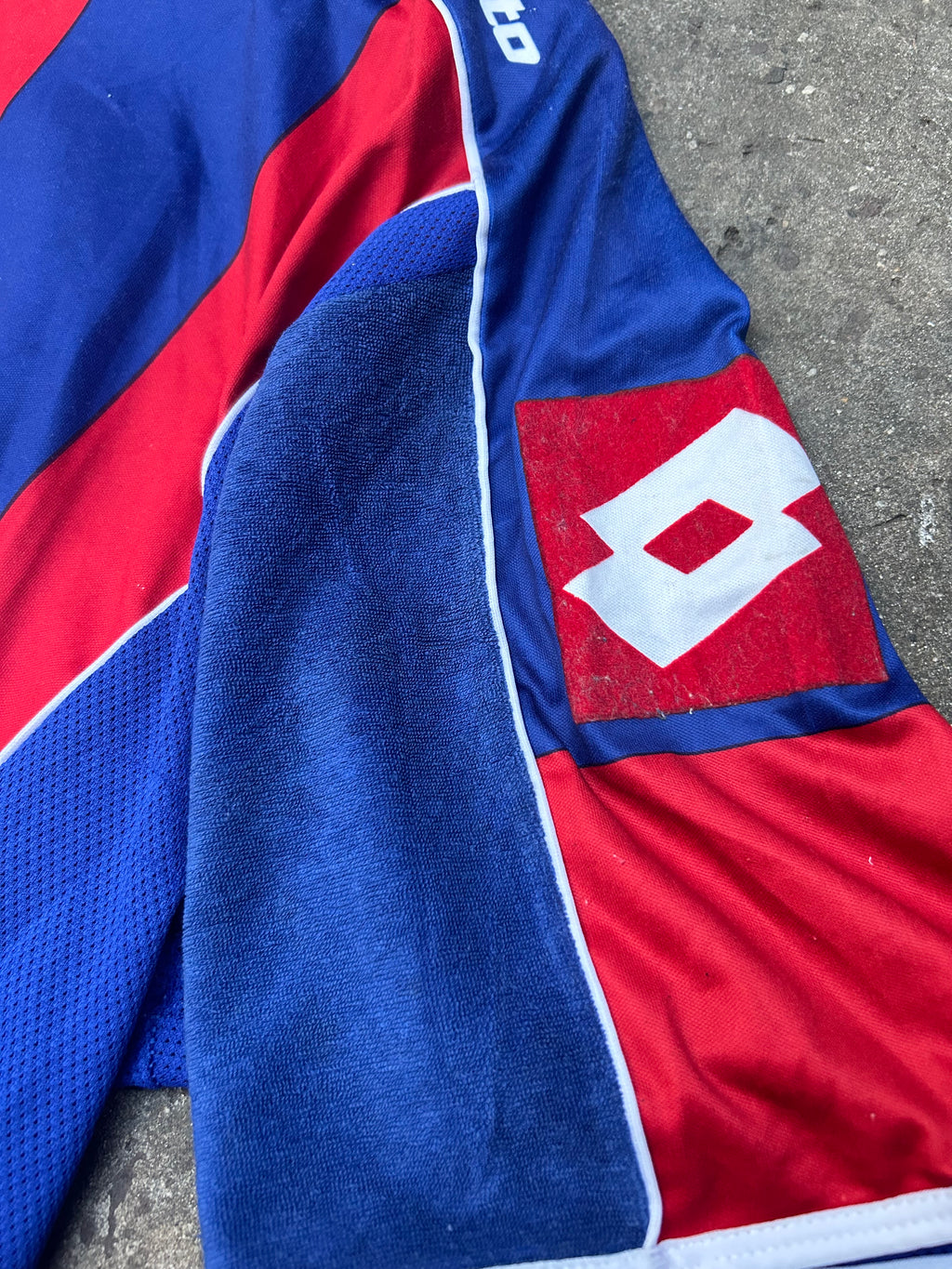 Camiseta San Lorenzo 2006 Lotto del Pocho Lavezzi Utilería