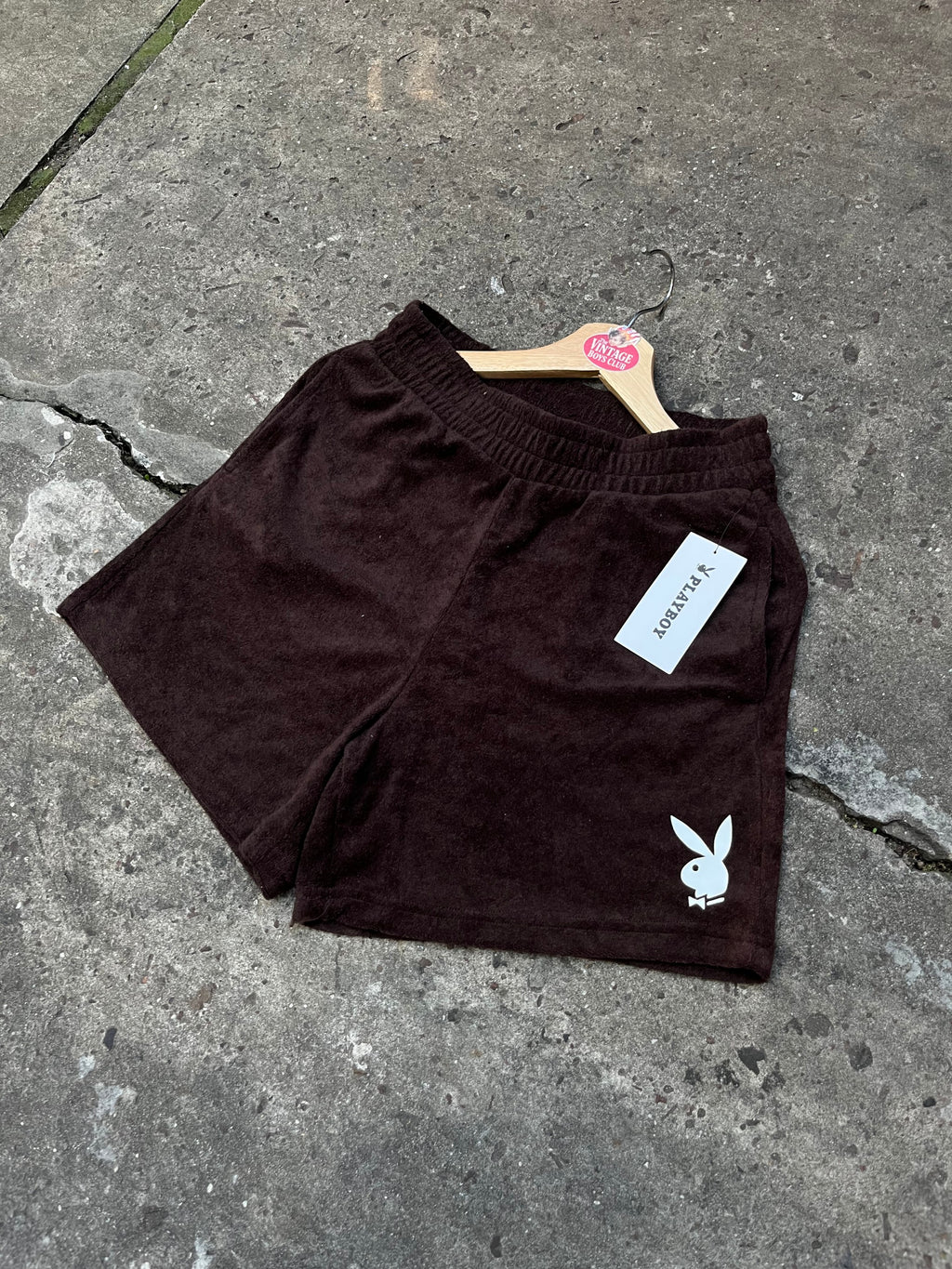 Short Playboy de Peluche Original nuevo con etiqueta