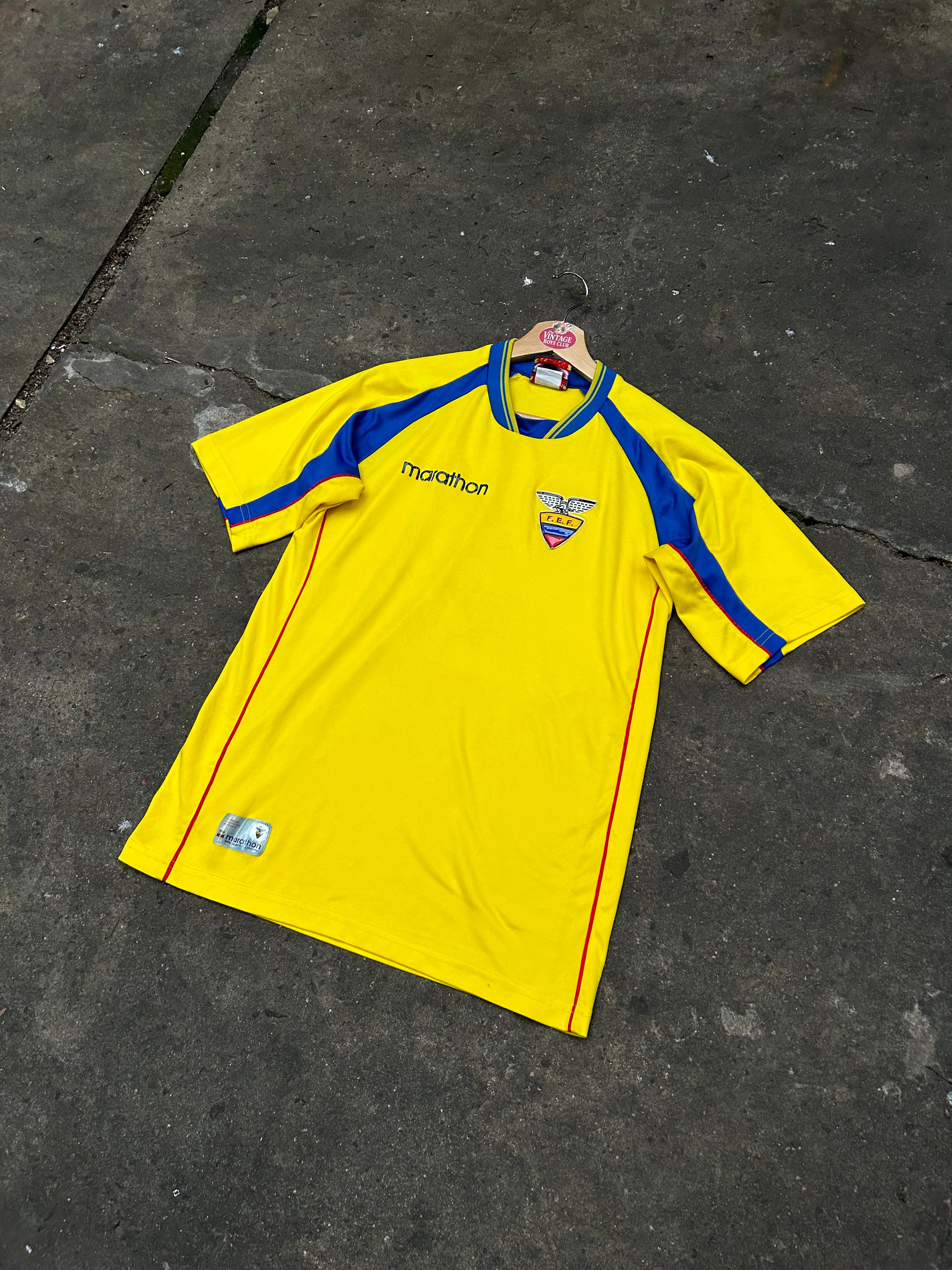 Camiseta Ecuador 2002 Marathon Titular Original