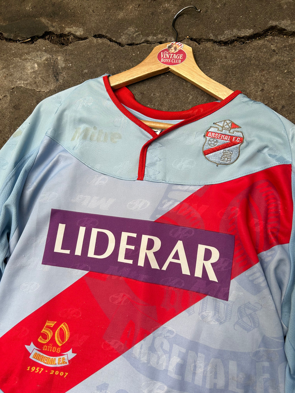 Camiseta Arsenal Sarandi Mitre 2007 de Utileria