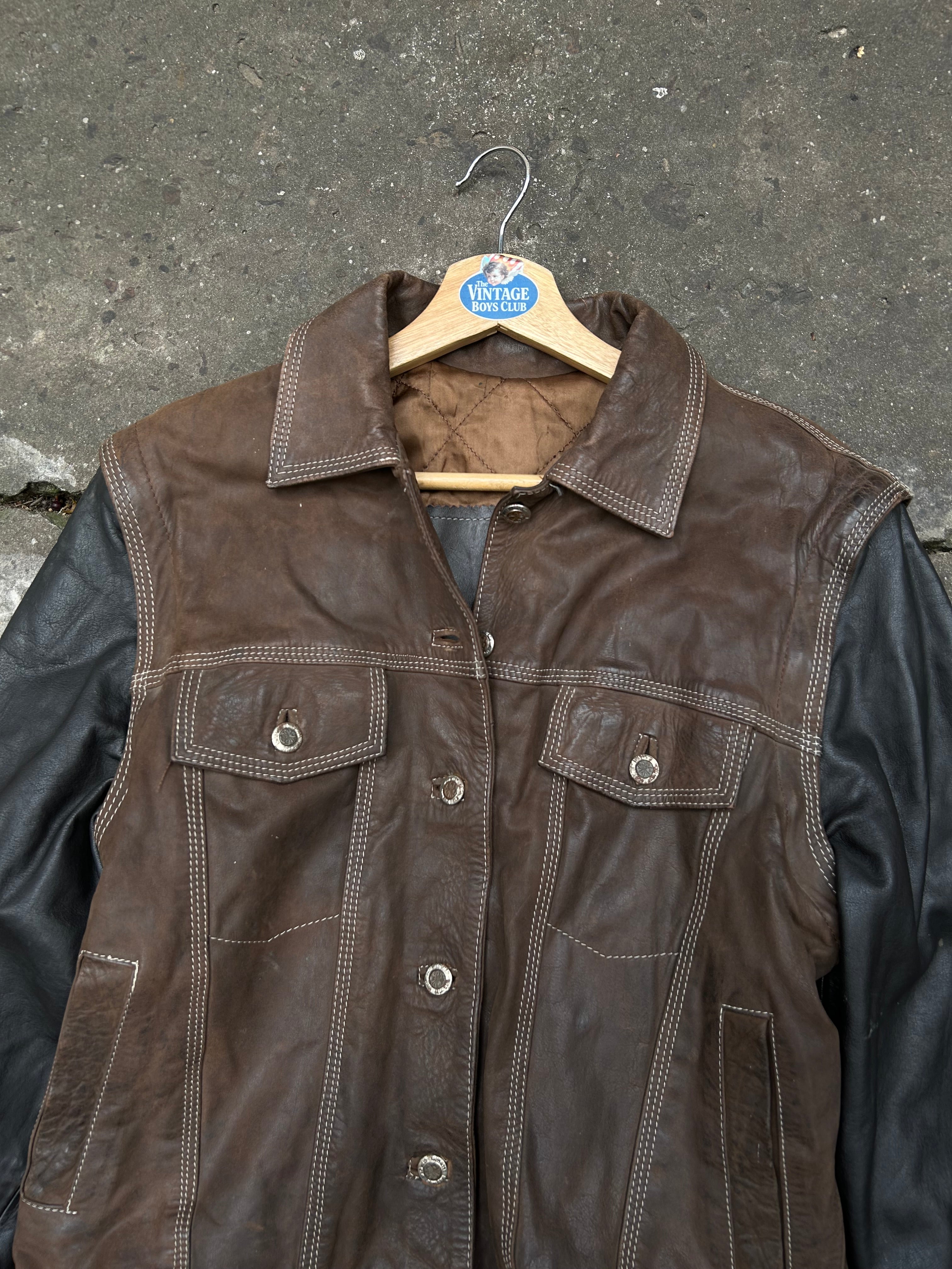 Campera Cuero Vintage Original