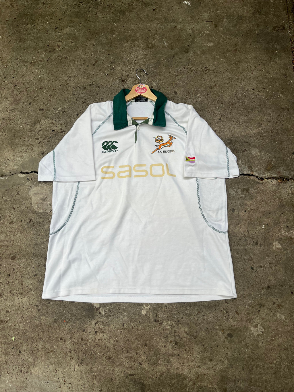 Camiseta Sudáfrica Canterbury 2005 Suplente Original