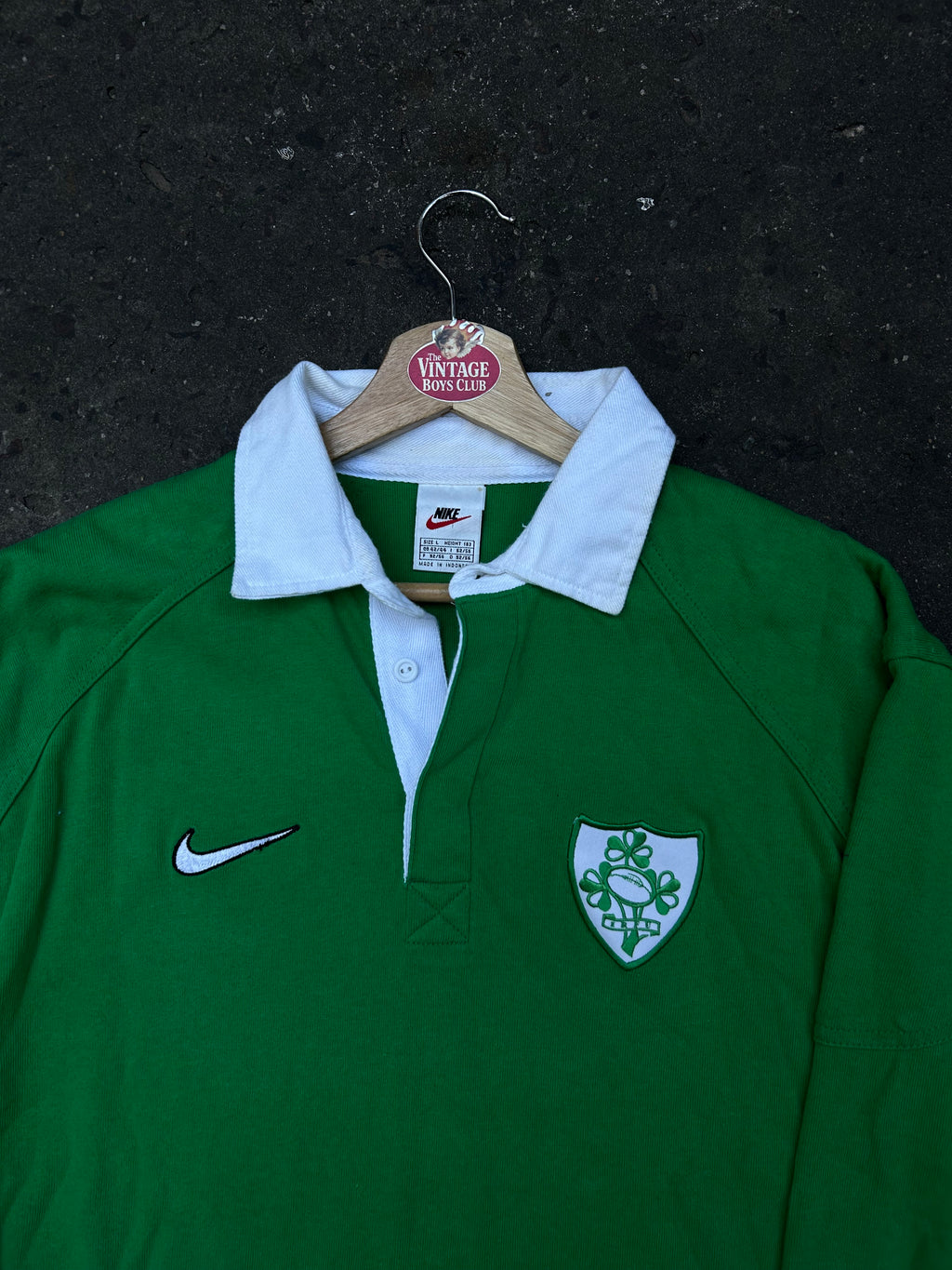 Camiseta Irlanda 1998 Nike Manga Larga Original