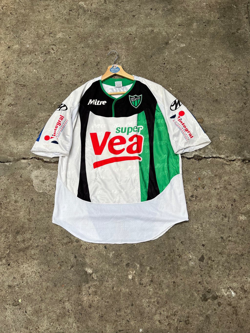 Camiseta San Martín San Juan 2007 Mitre Suplente Original