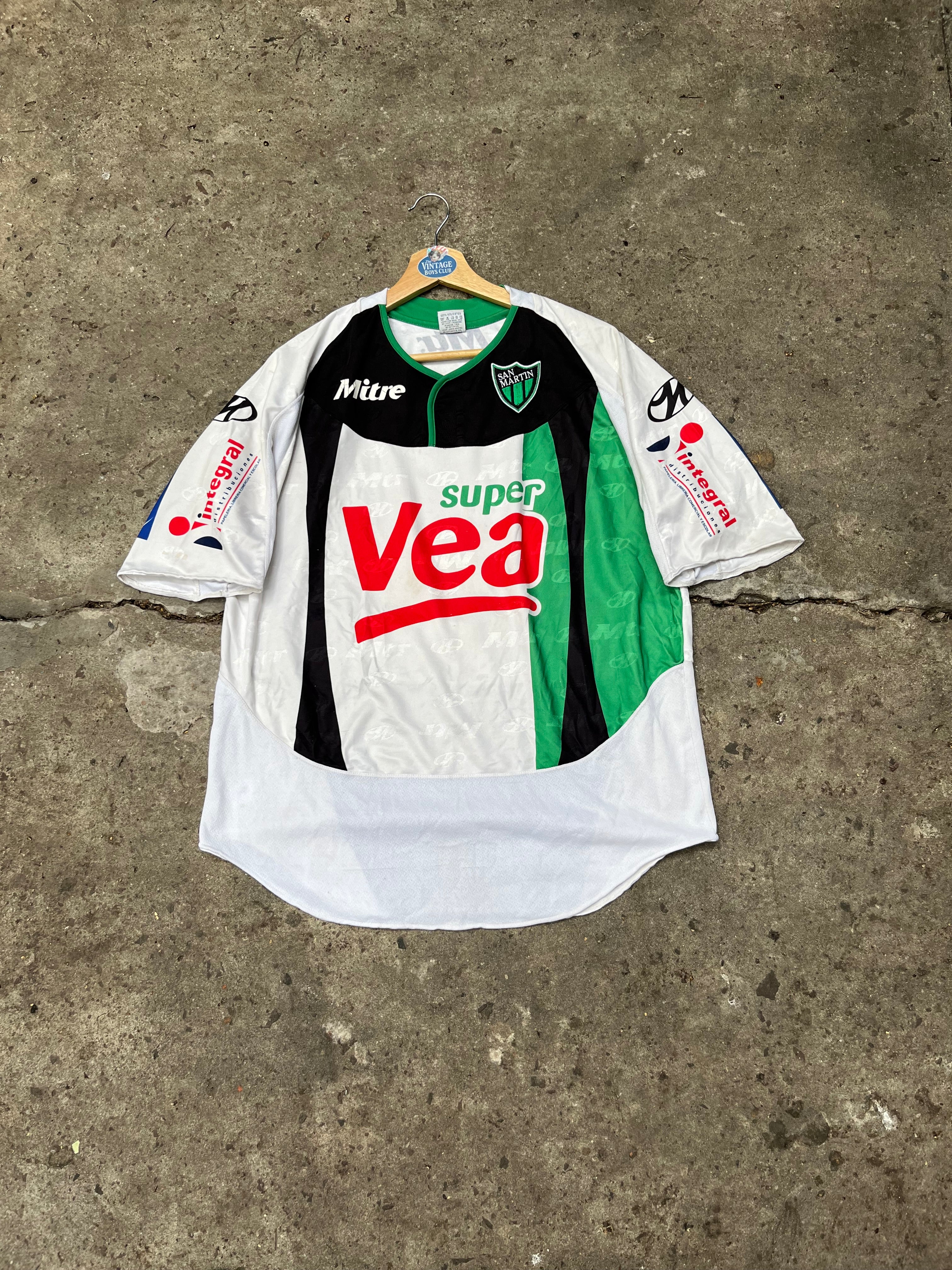 Camiseta San Martín San Juan 2007 Mitre Suplente Original
