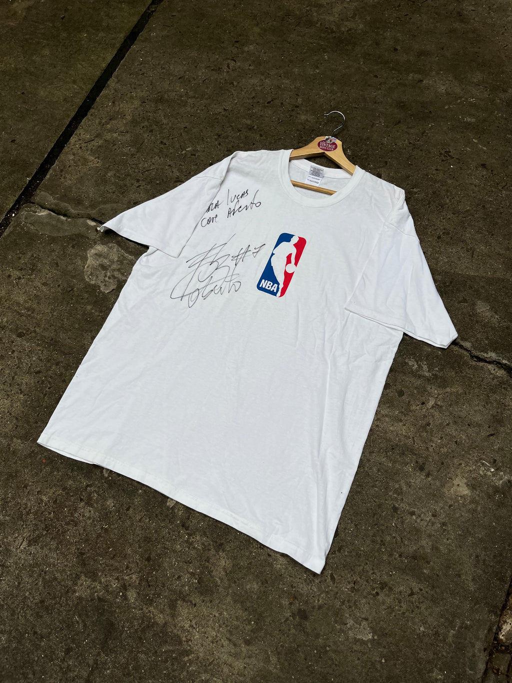 Remera NBA Firmada x Oberto Original
