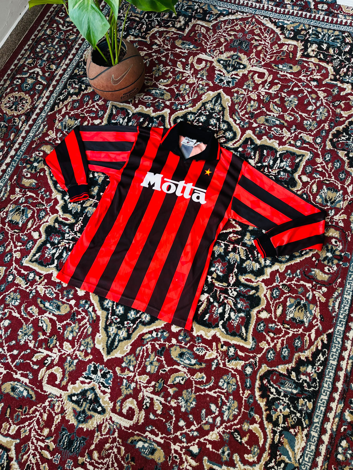 Camiseta Milan Lotto 93' Manga Larga Original
