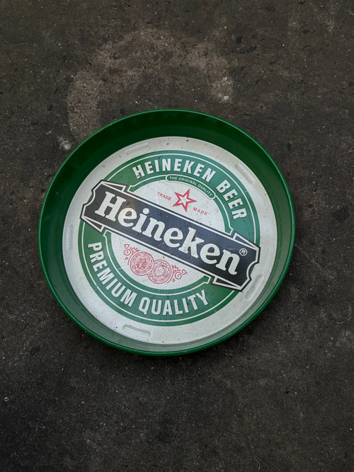 Bandeja de Cerveza Heineken de Chapa vintage