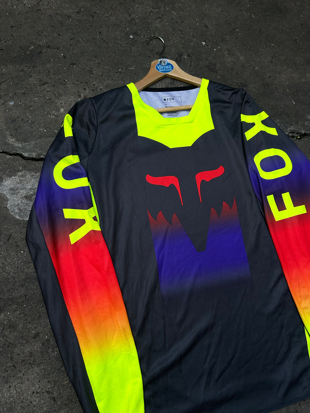 Remera Fox Moto Cross Manga Larga Original