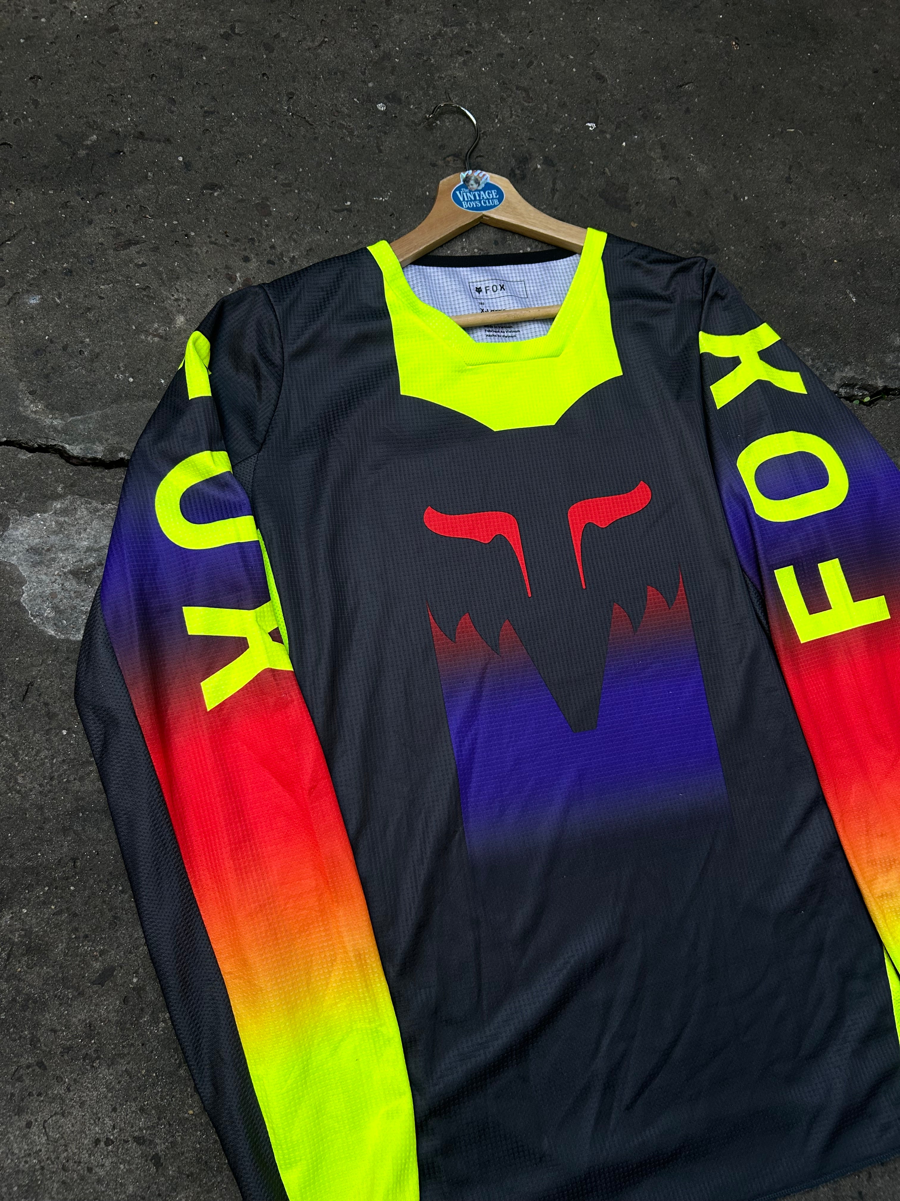 Remera Fox Moto Cross Manga Larga Original