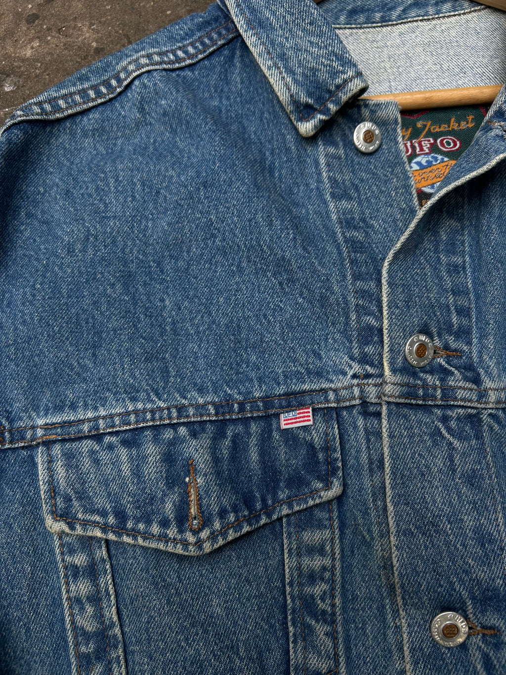 Campera Jean UFO Vintage Original