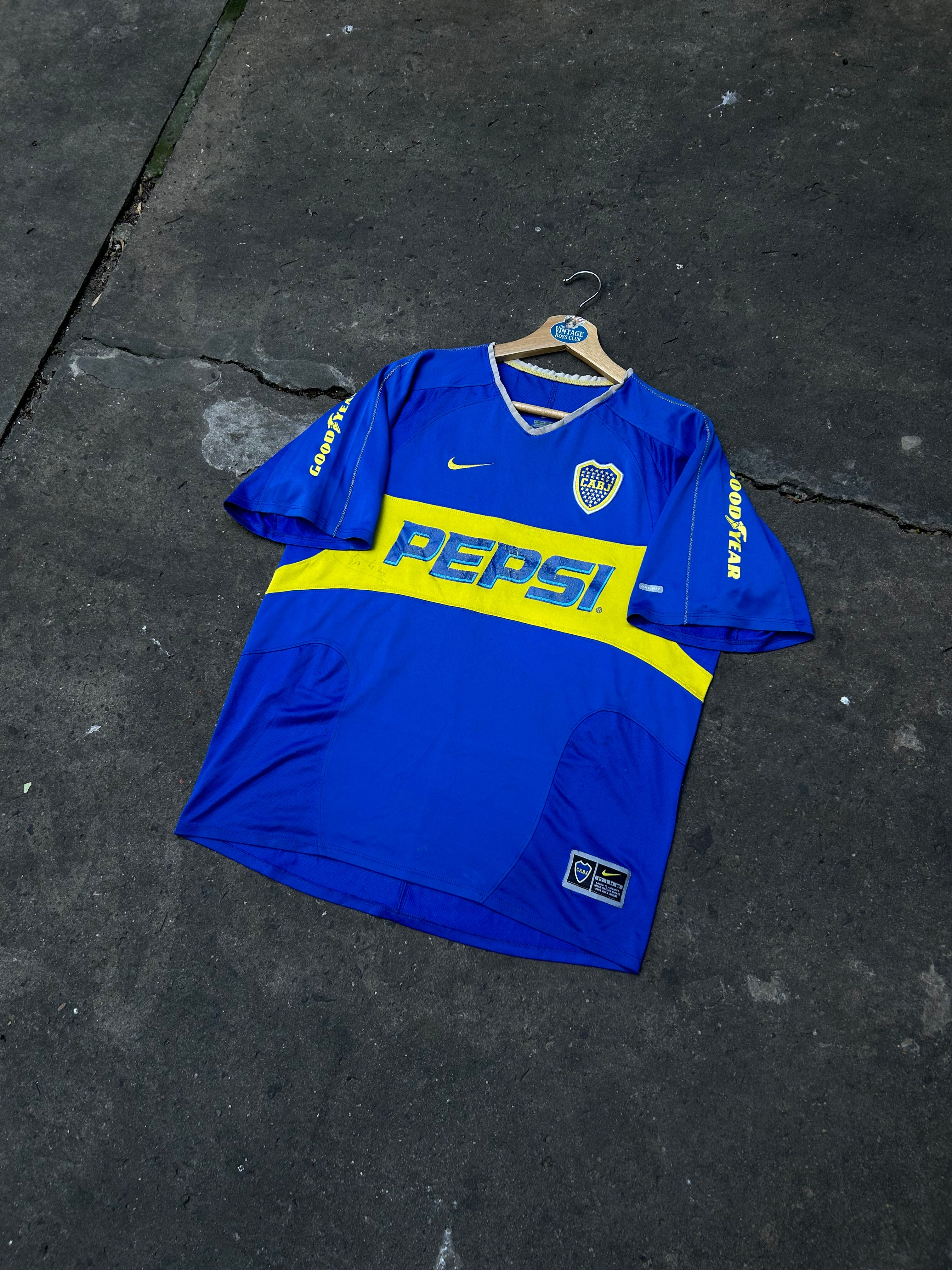 Camiseta Boca 2003 Firmada x Cassini Original