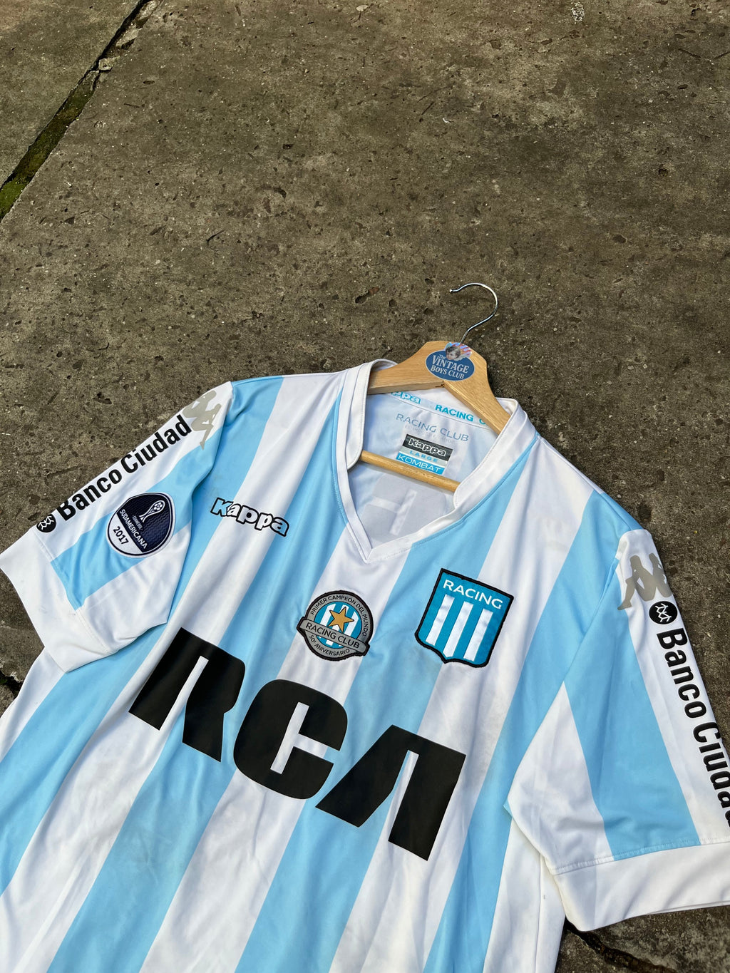 Camiseta Racing 2017 de Juego Sudamericana