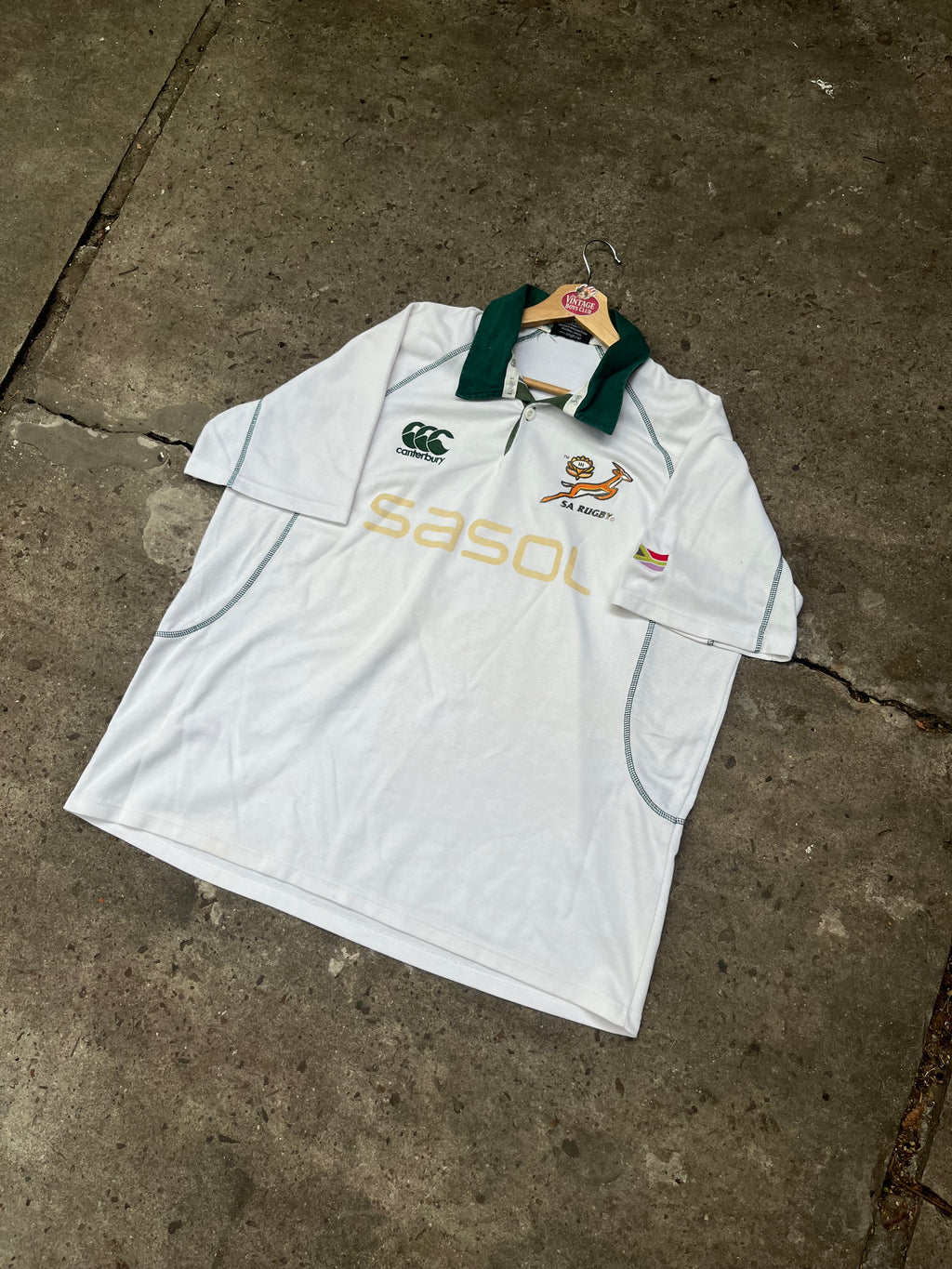 Camiseta Sudáfrica Canterbury 2005 Suplente Original