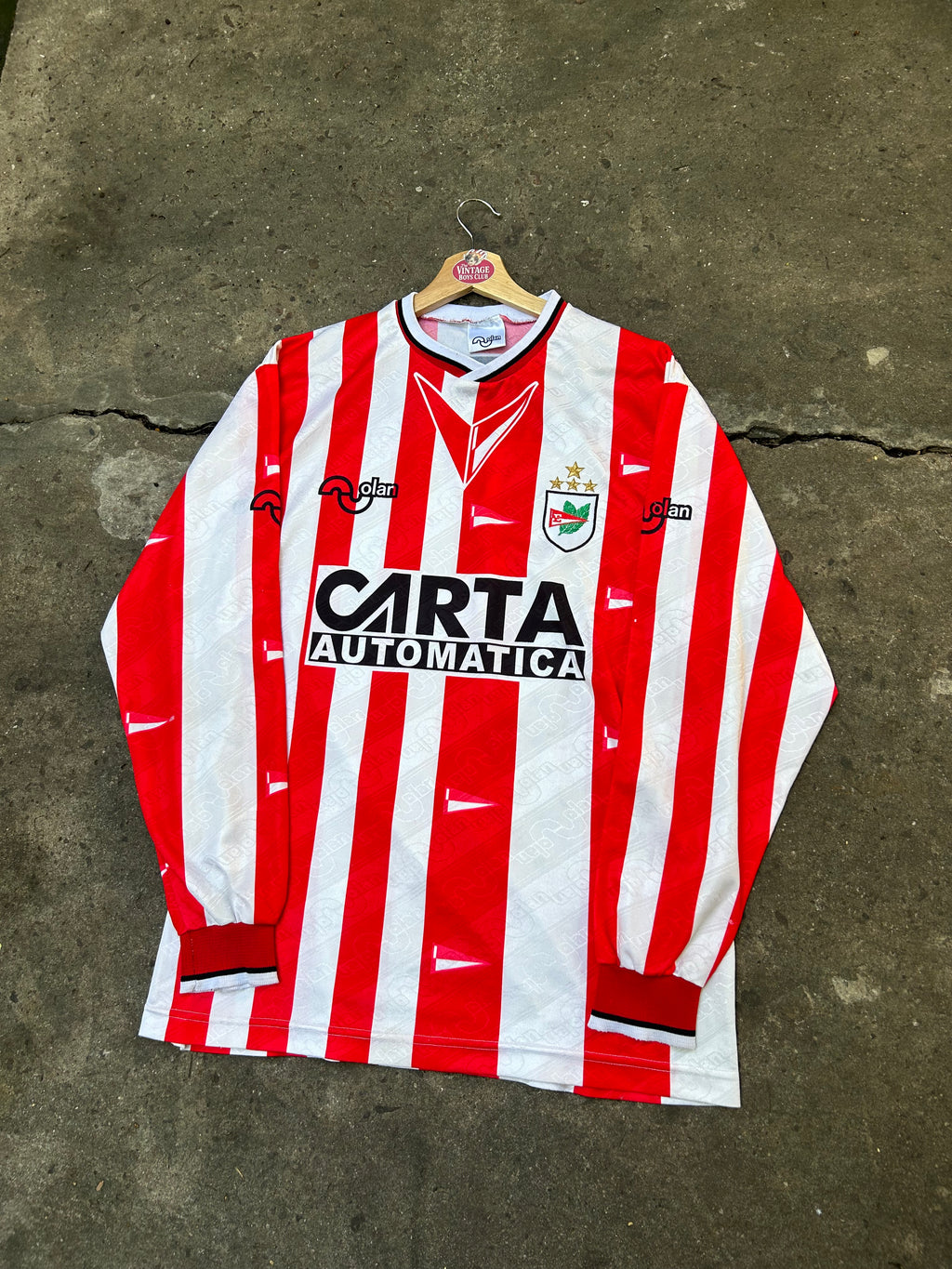 Camiseta Estudiantes 1997 Olan Manga Larga de Juego
