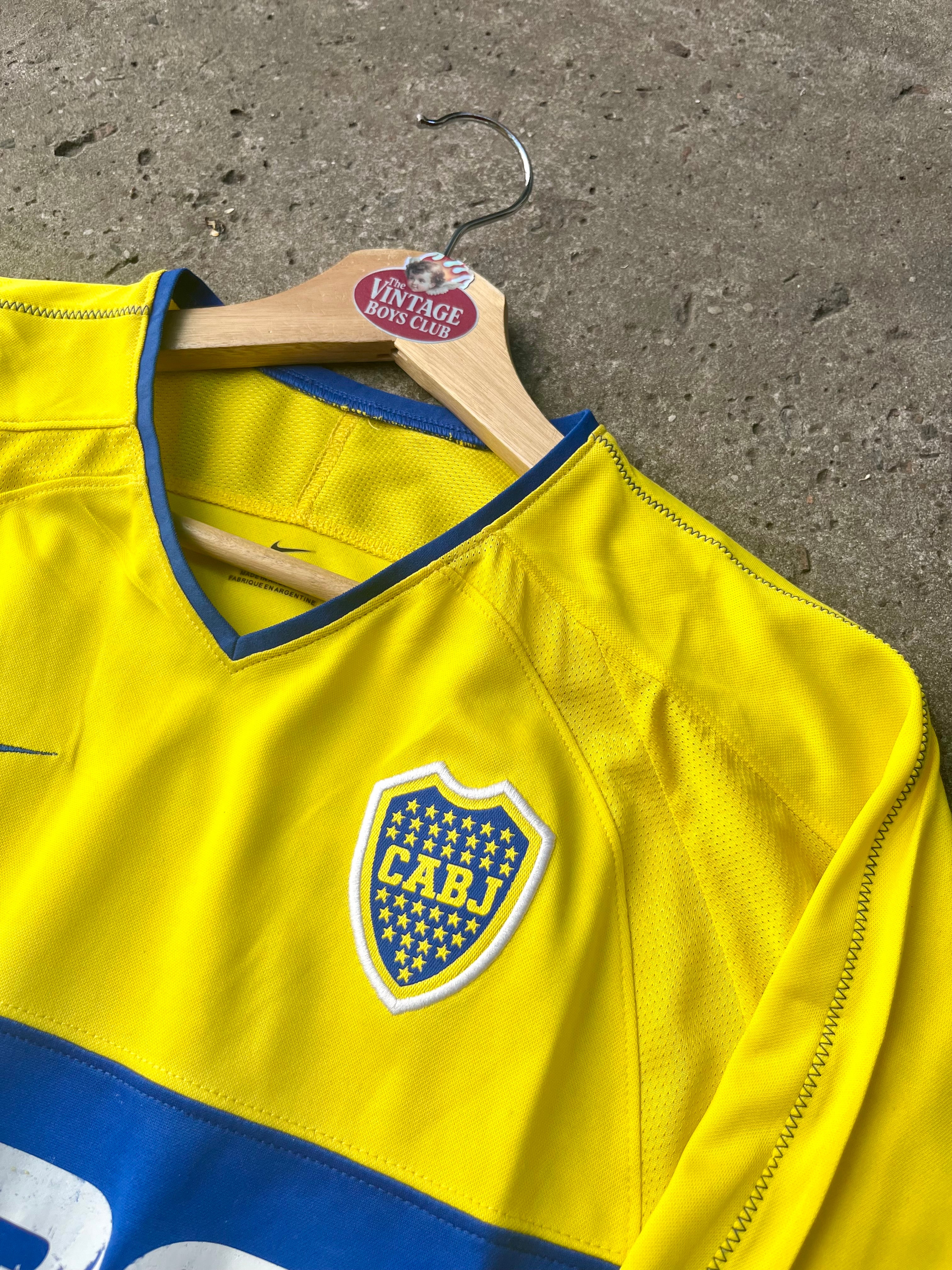 Camiseta Boca 2003 Amarilla de Clemente Rodríguez Original