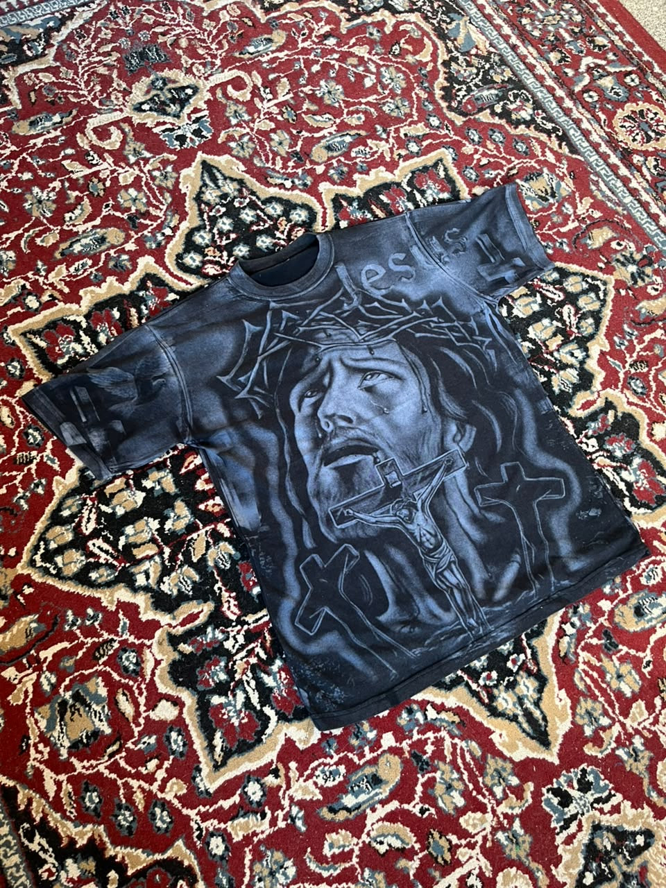 Remera Y2K Jesucristo Vintage Original