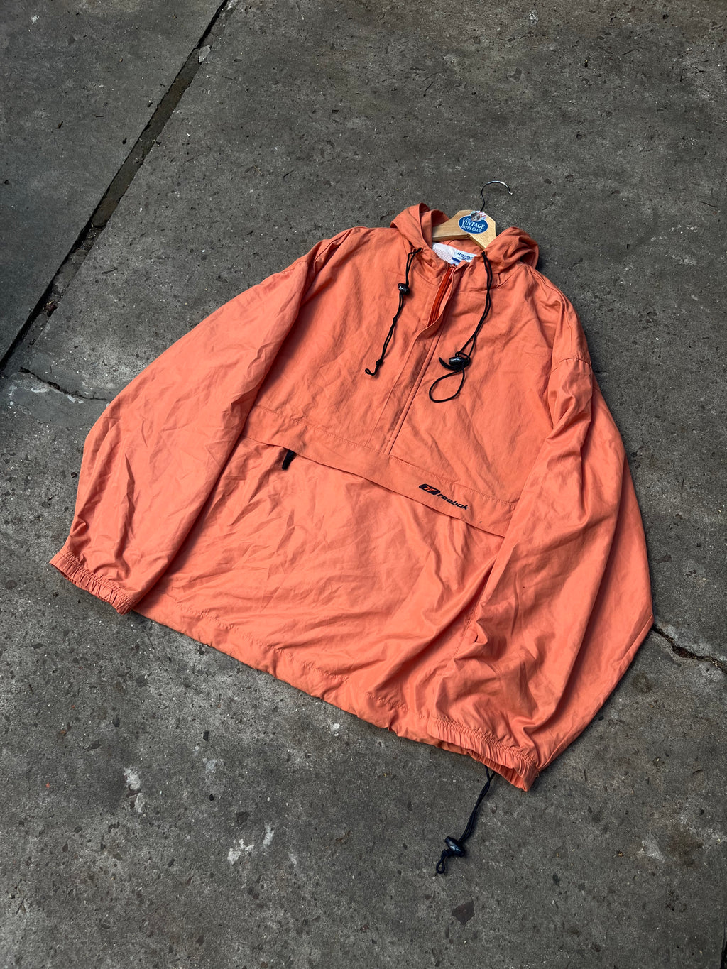 Buzo Anorak Reebok Rompeviento Original