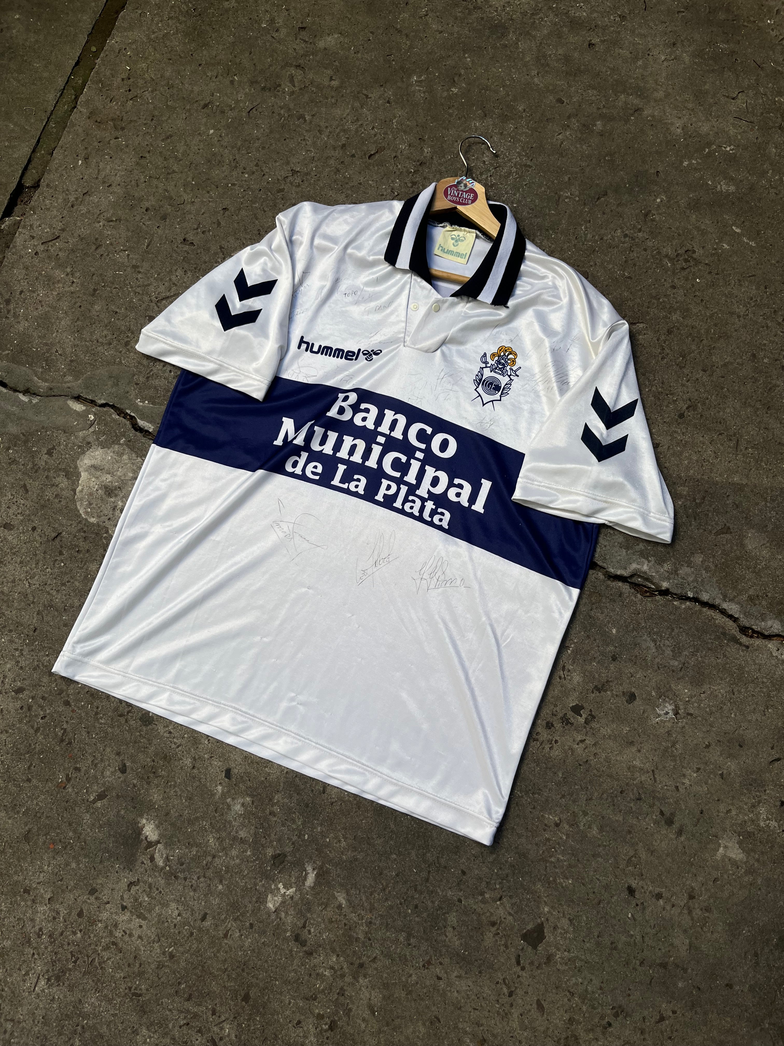 Camiseta Gimnasia 95' Autografiada Original