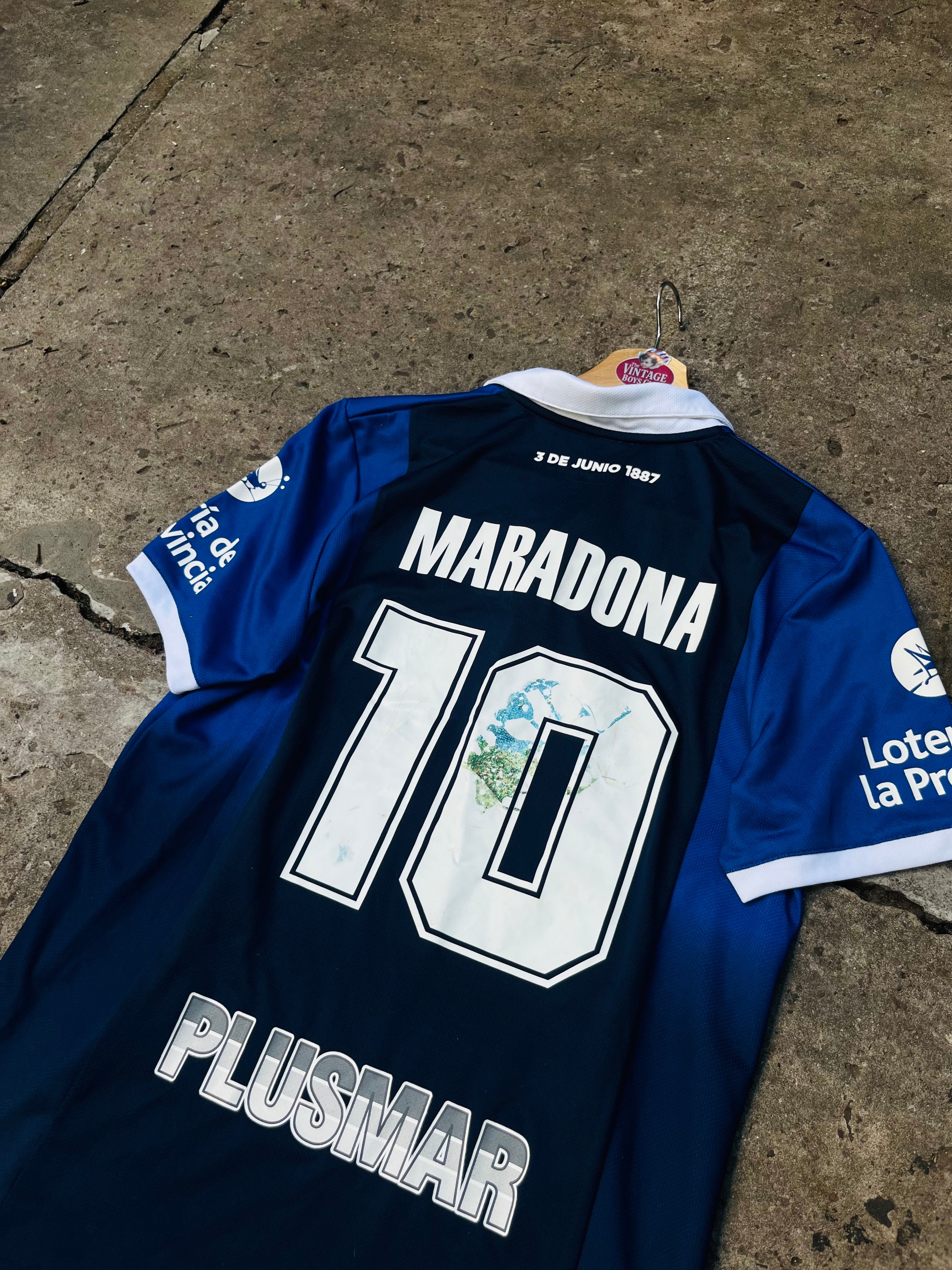Camiseta Gimnasia Lecoq Suplente de Maradona Original