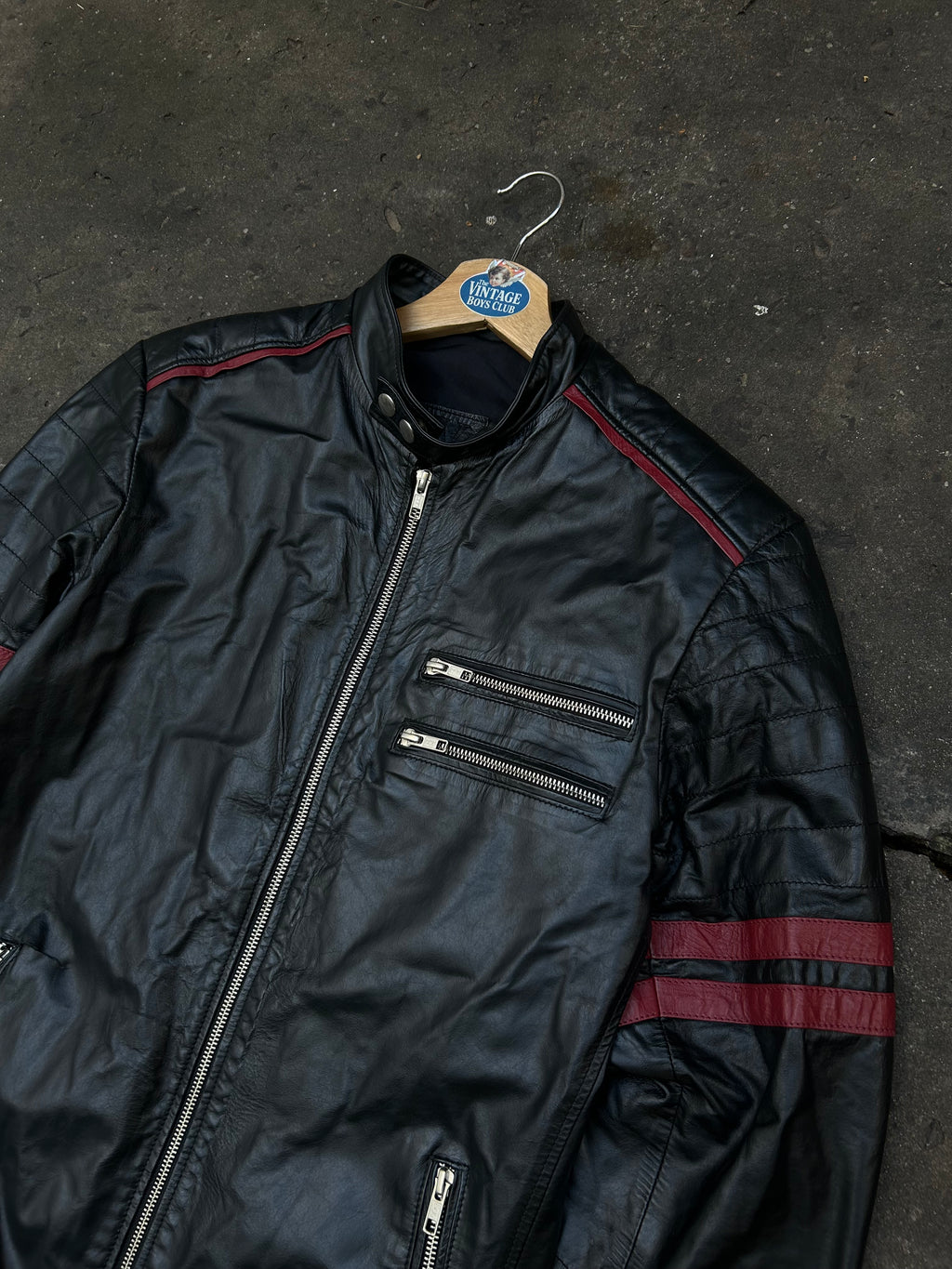 Campera de Cuero Vintage Original