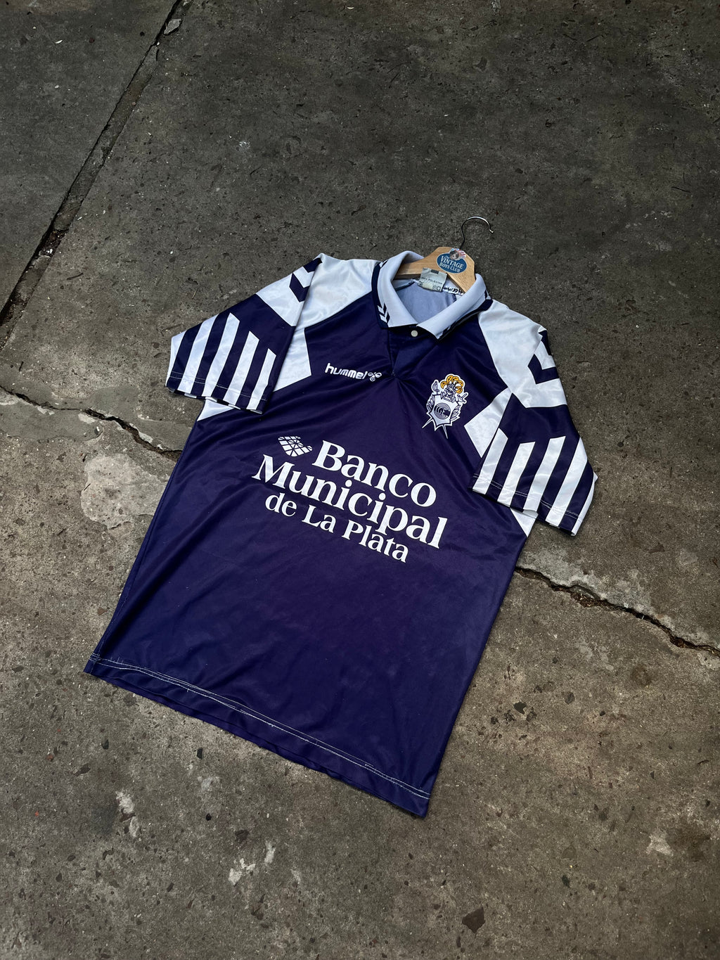 Camiseta Gimnasia Hummel 1996 Suplente Original