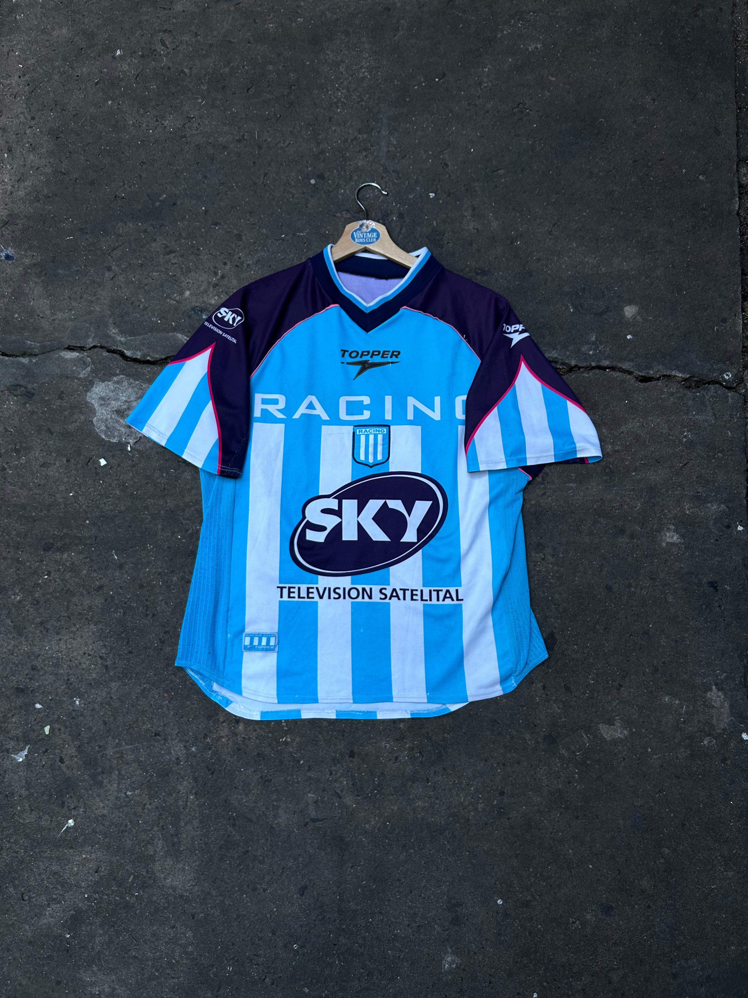 Camiseta Racing 2001 Topper Titular Original