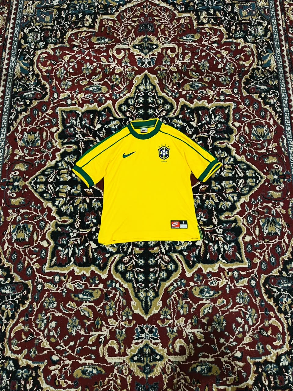 Camiseta Brasil 98' Nike Original