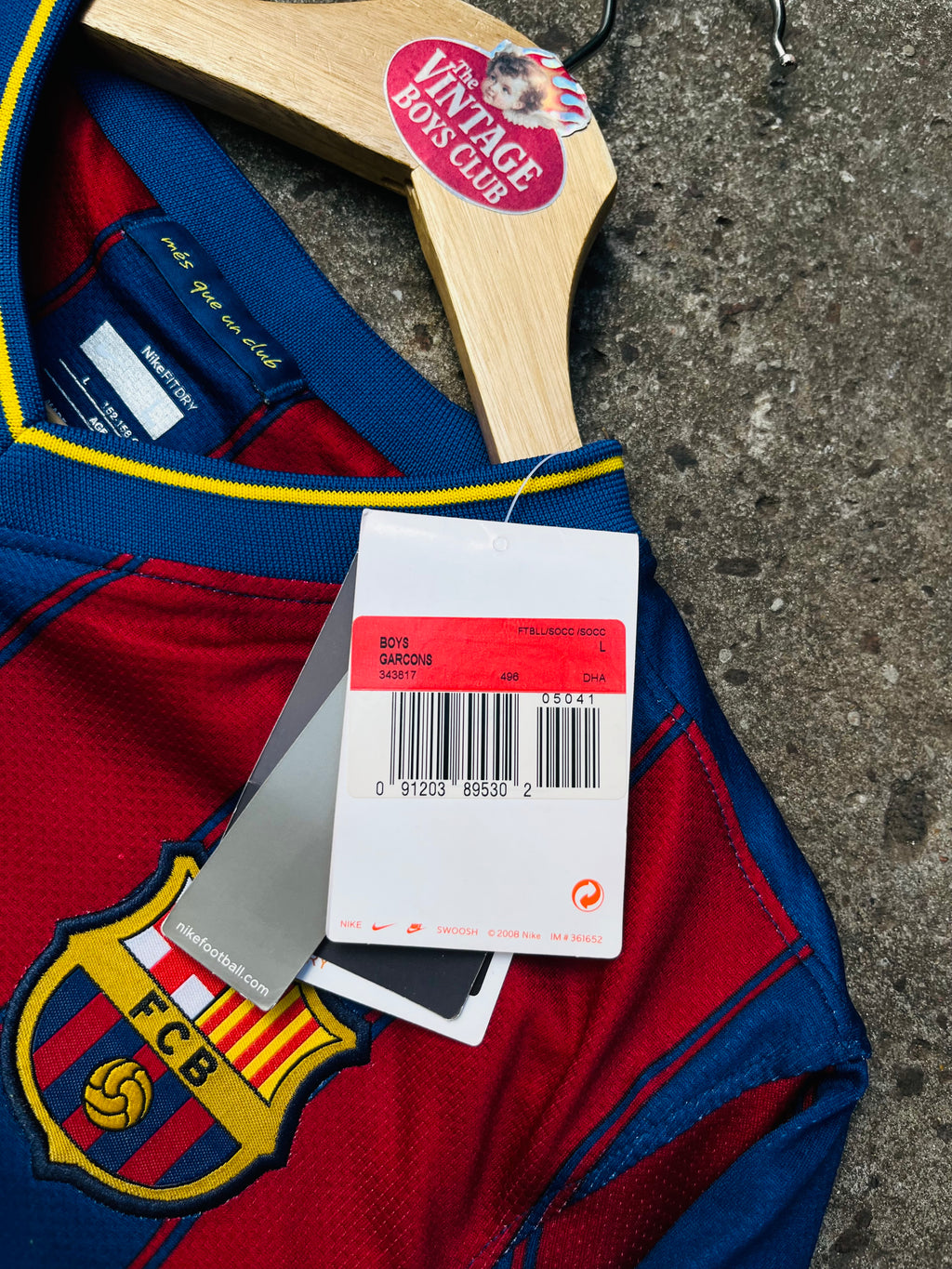 Camiseta Barcelona 2010 Manga Larga Original Nueva con Etiqueta