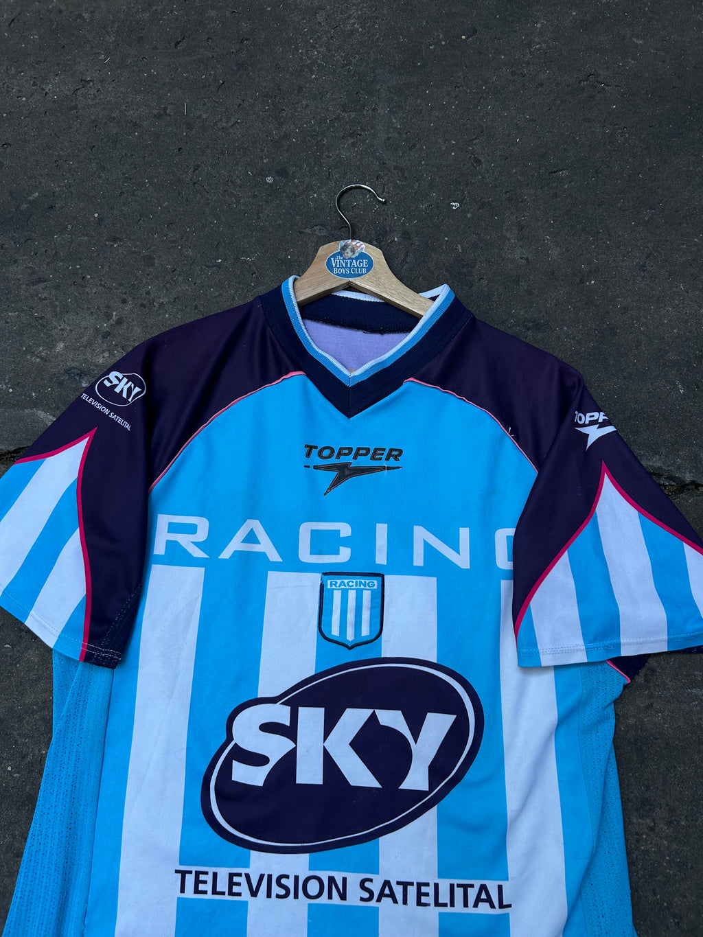 Camiseta Racing 2001 Topper Titular Original