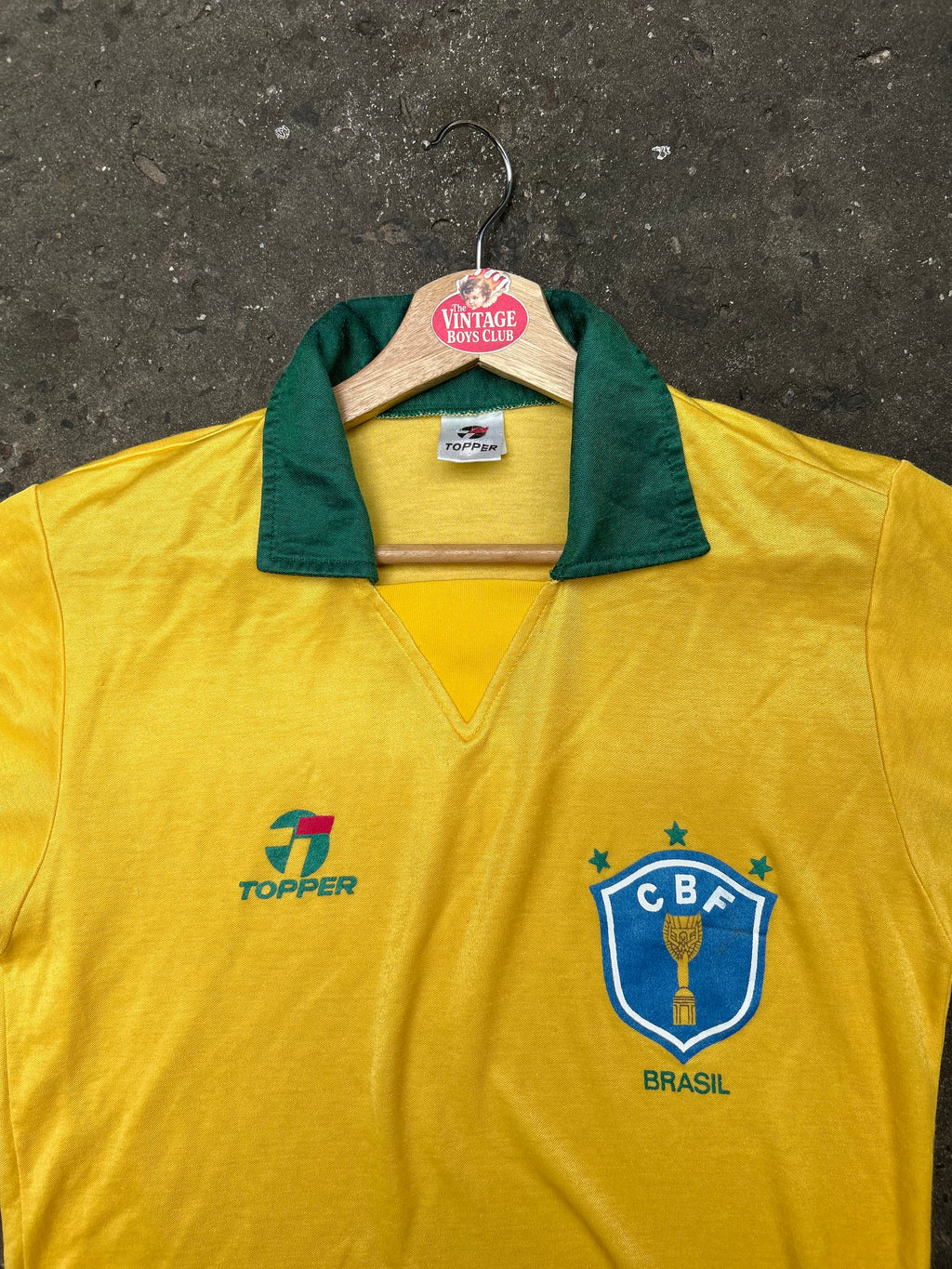 Camiseta Brasil 1990 Topper Titular Original