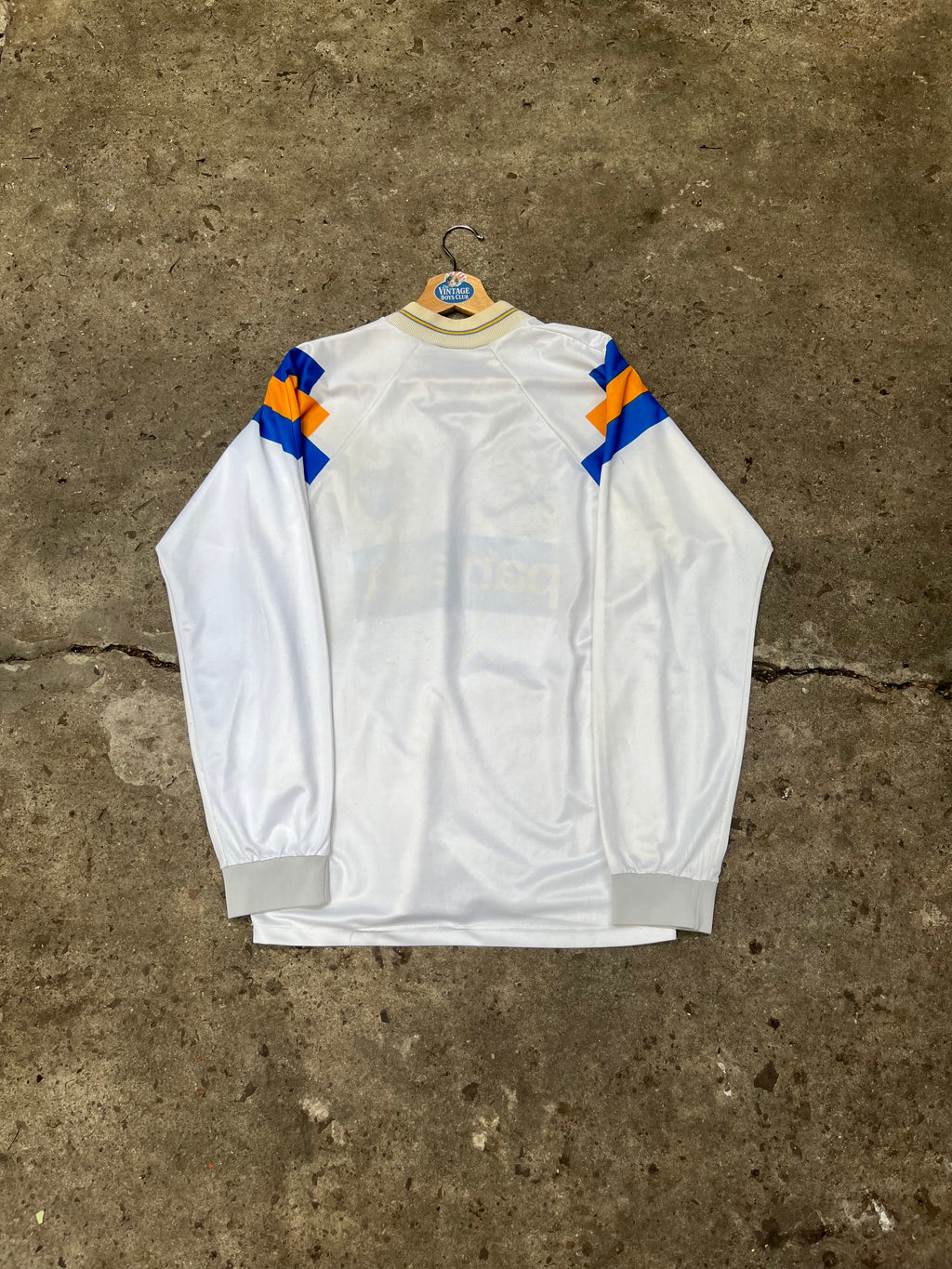 Camiseta Boca 1993 Blanca Parmalat Manga Larga Original