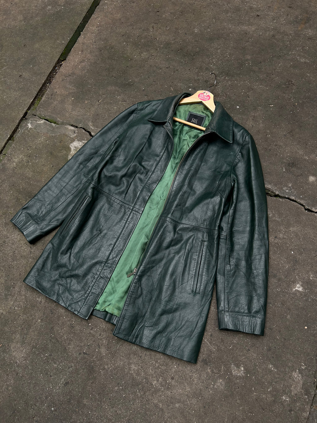 Campera Cuero Sail Vintage Original