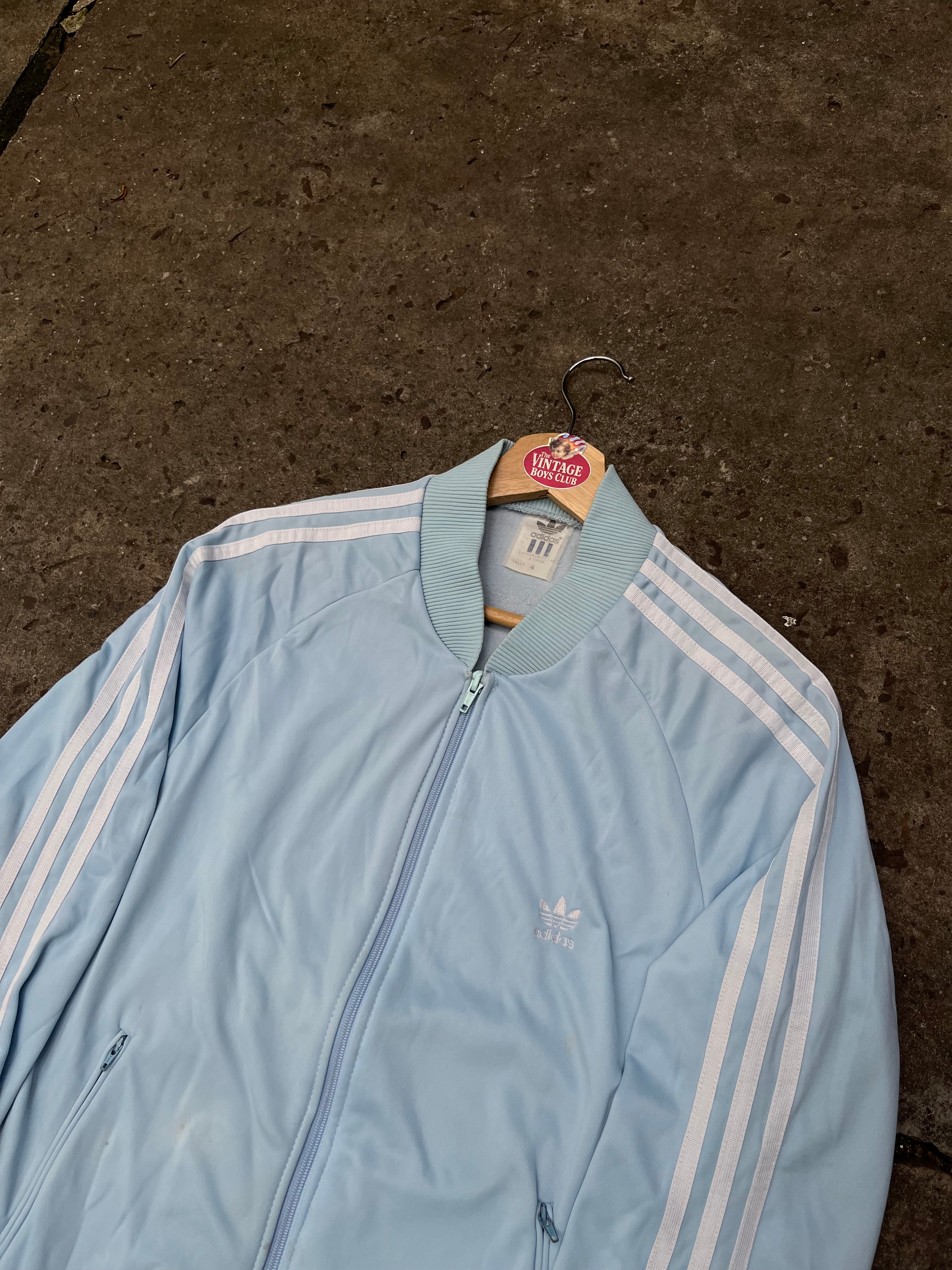 Campera Adidad sst Celeste Retro Original