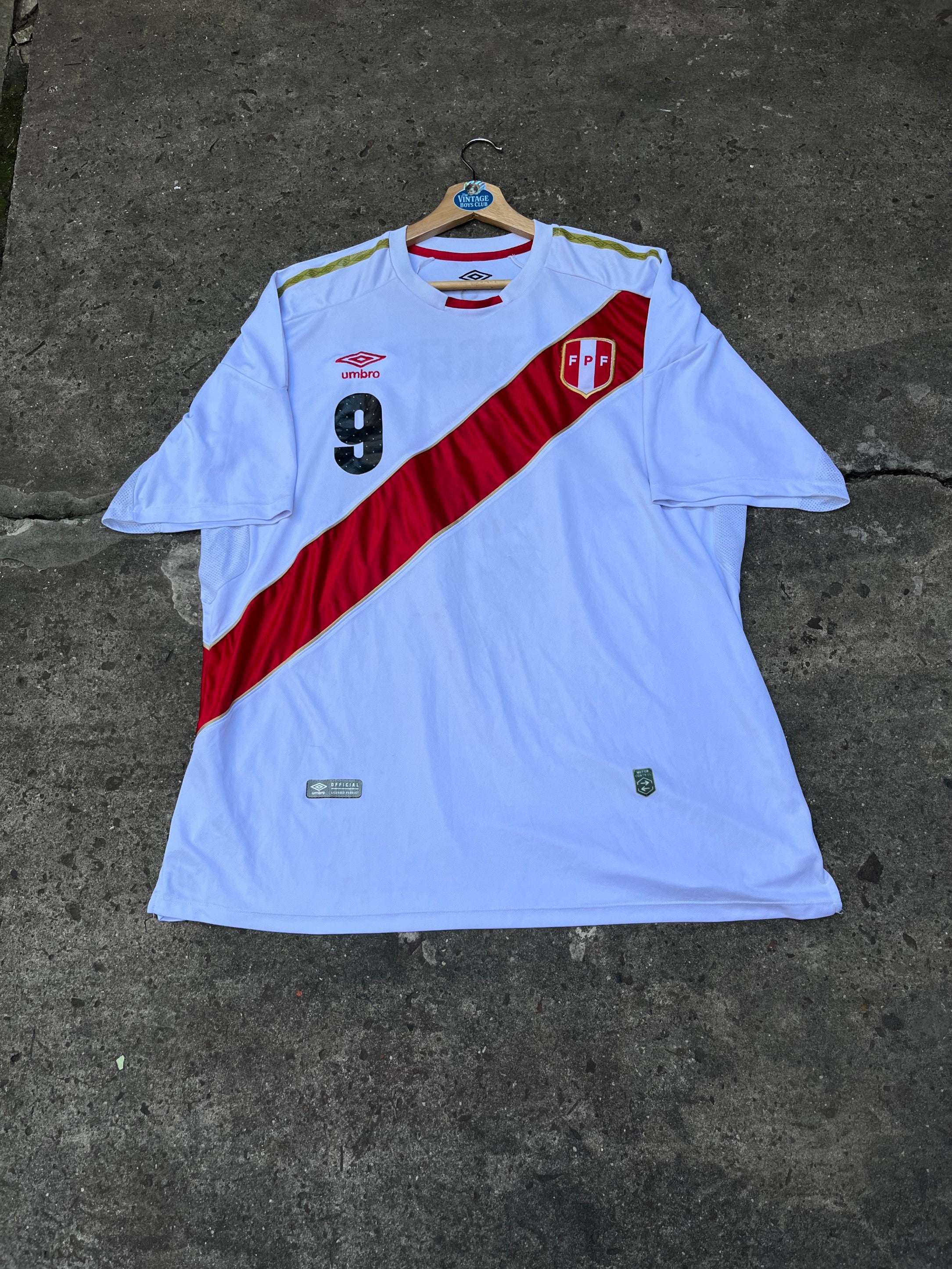 Camiseta Peru de Paolo Guerrero Original