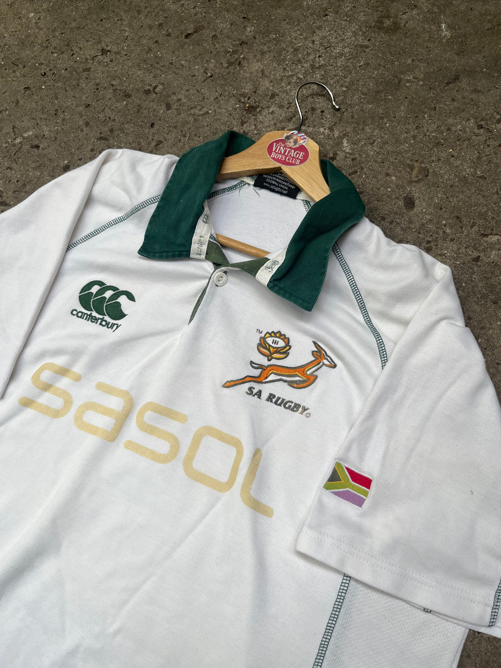 Camiseta Sudáfrica Canterbury 2005 Suplente Original