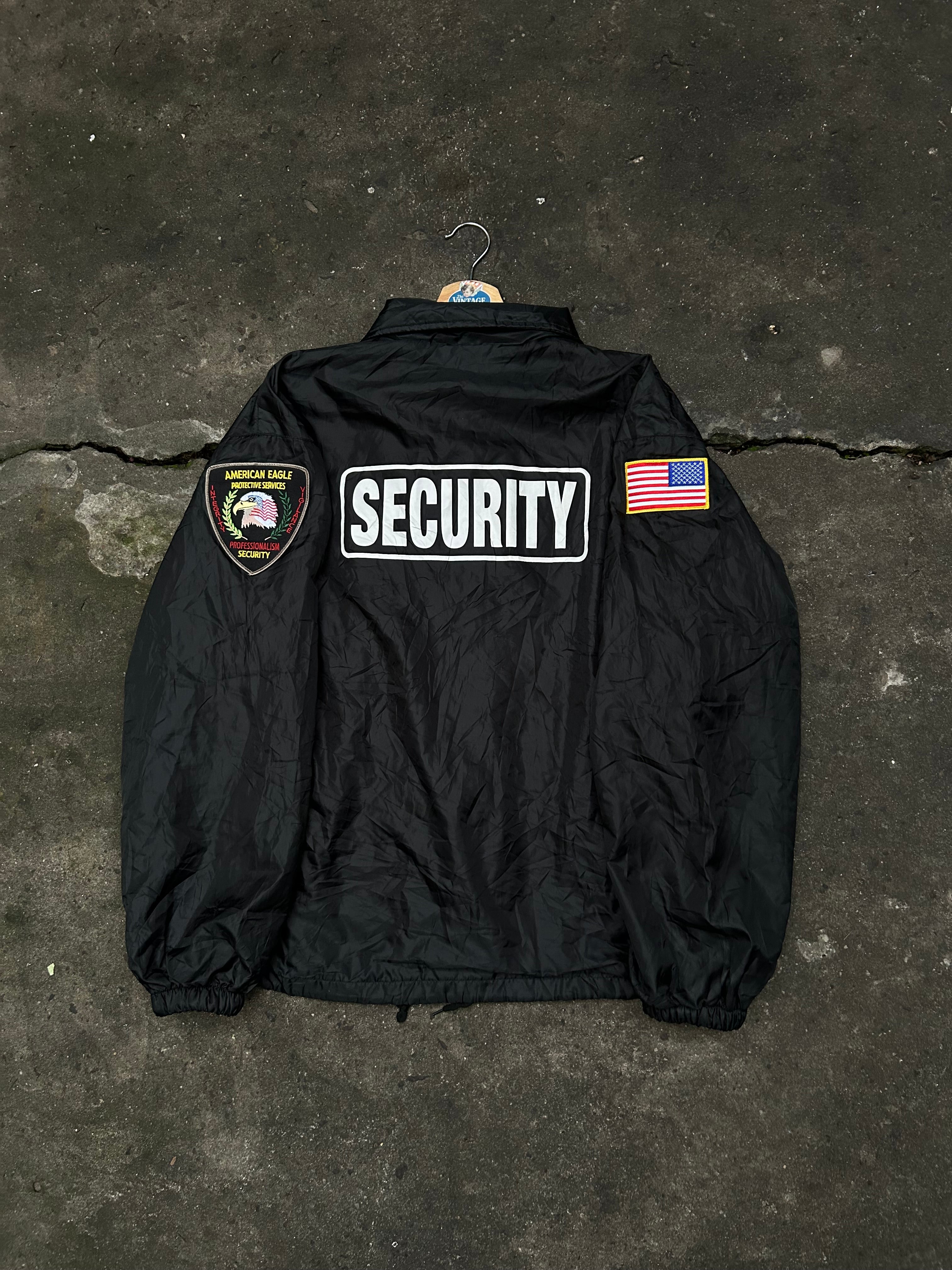 Campera Seguridad de Estados Unidos Rompeviento Original