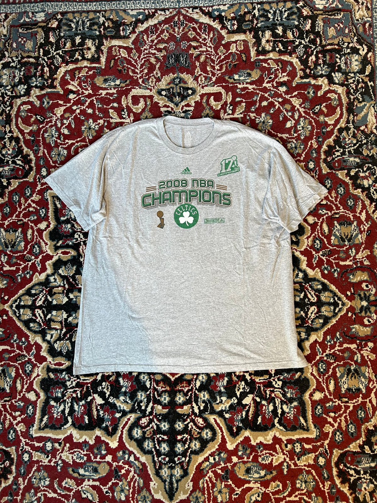 Remera Boston Celtics Campeones 2008 Adidas Original