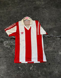 Camiseta Estudiantes Adidas 80s Firmada x Veron Padre Original