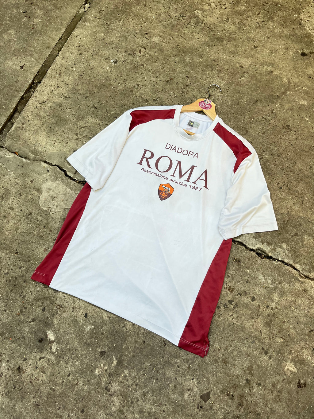 Camiseta Roma Diadora de Entrenamiento Original
