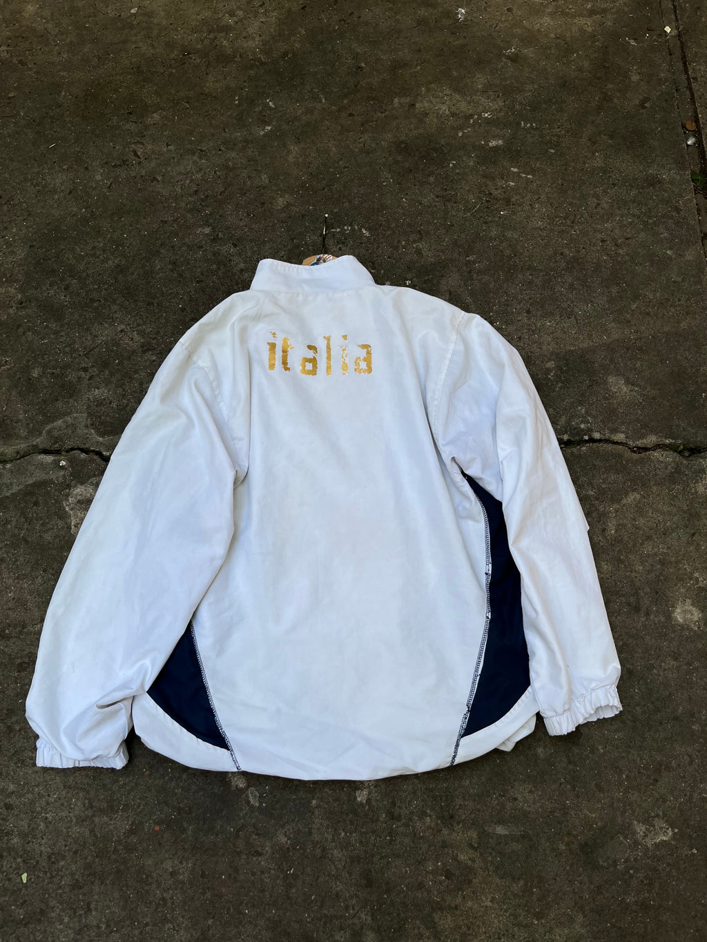 Campera Italia 2006 Retro Rompeviento
