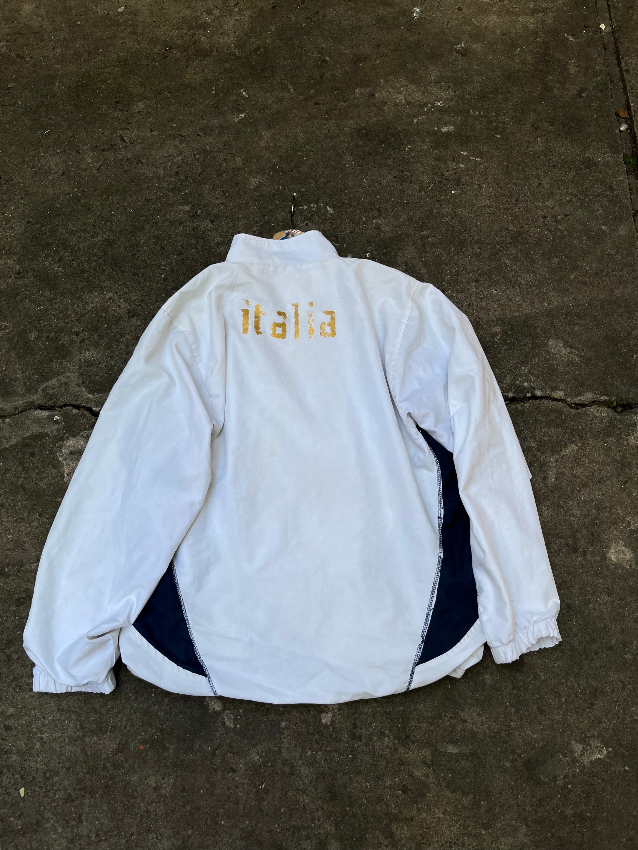 Campera Italia 2006 Retro Rompeviento