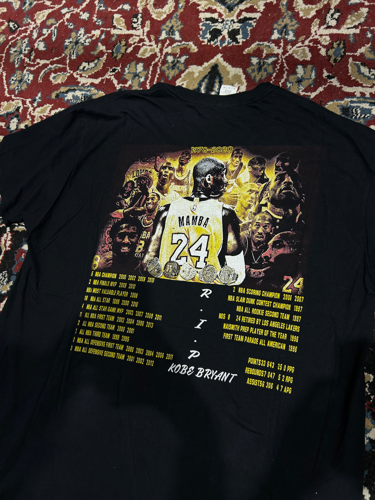 Remera Americana Kobe Bryant Original