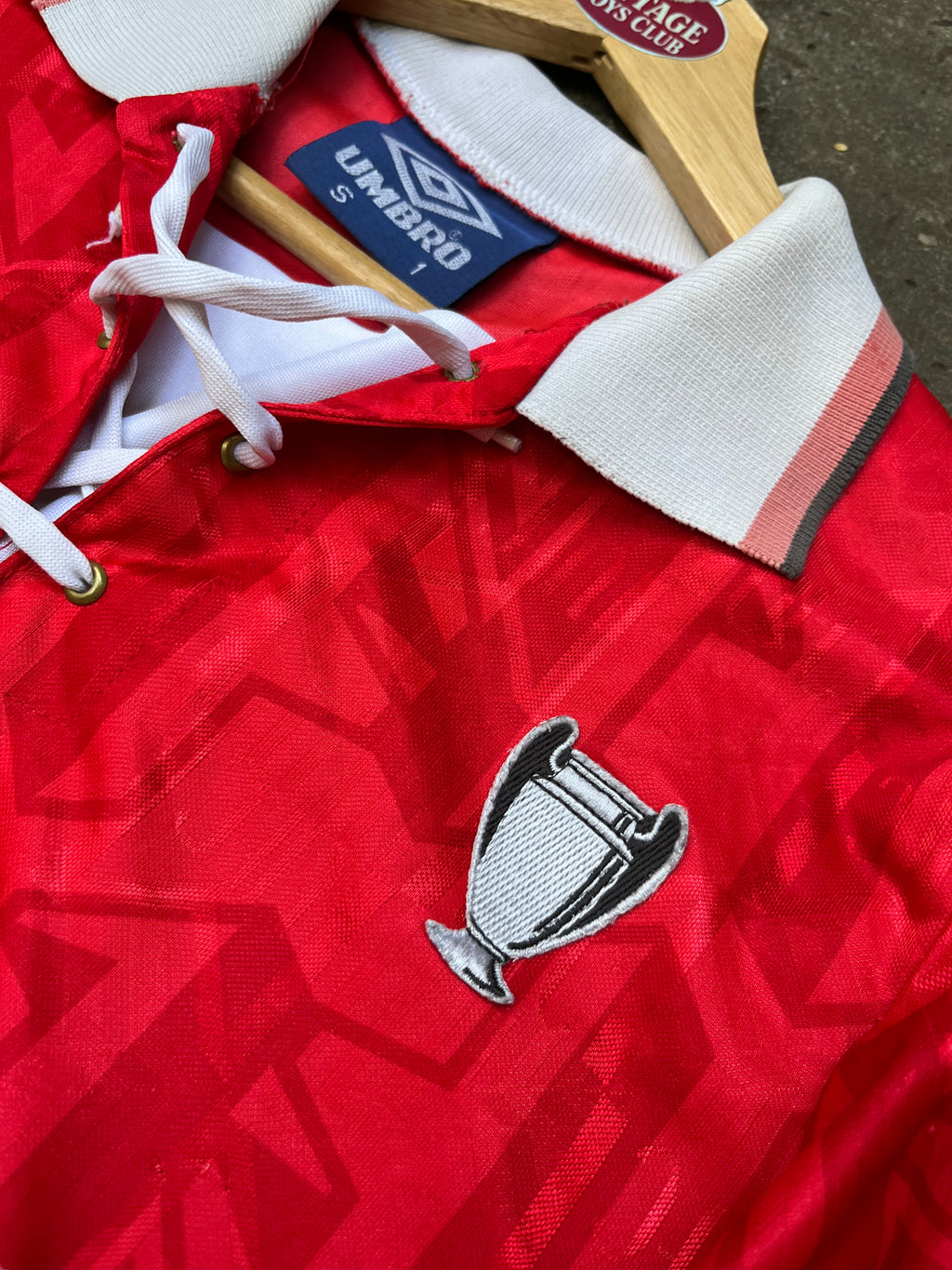 Camiseta Manchester United 94' Edición Champions League Original